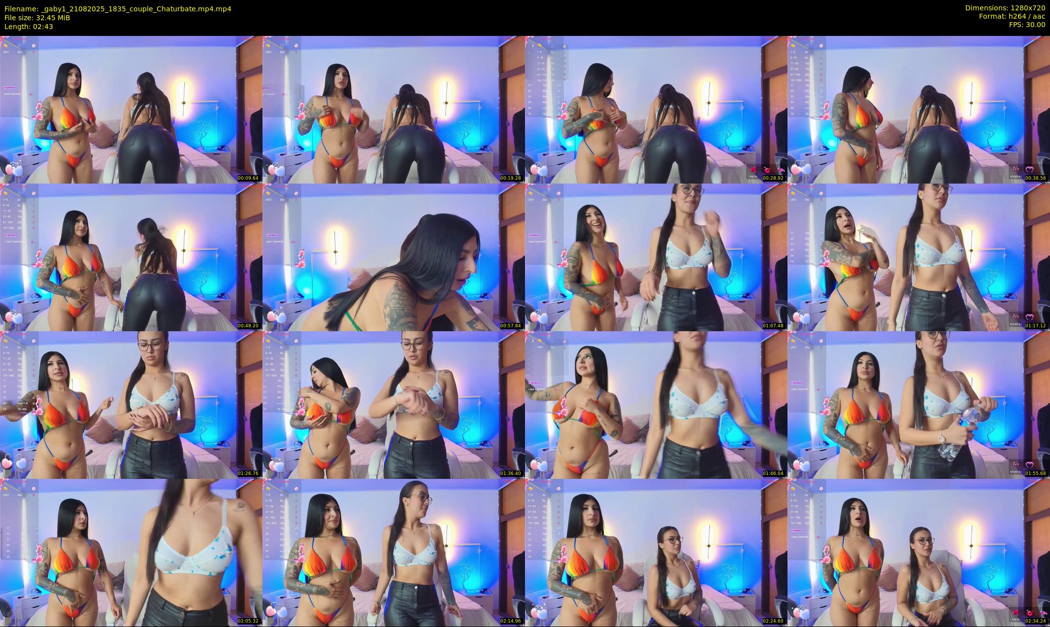 _gaby1 — 3 minute Chaturbate female cam show recording, 720p, Aug 21, 2025