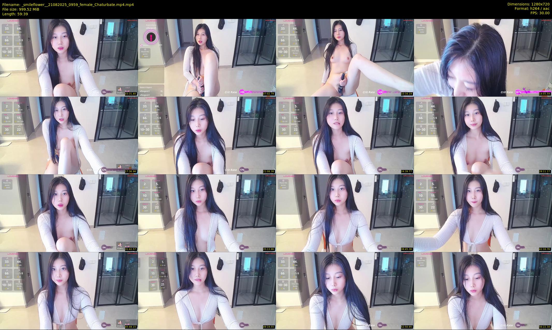 _smileflower_ — 60 minute Chaturbate female cam show recording, 720p, Aug 21, 2025
