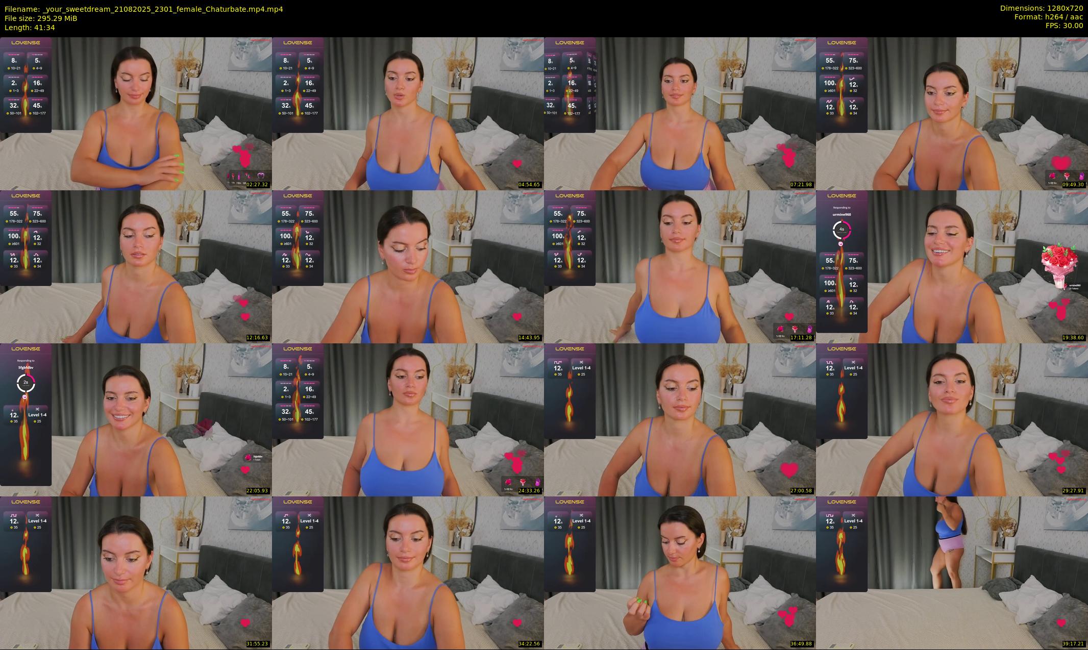 _your_sweetdream — 42 minute Chaturbate female cam show recording, 720p, Aug 21, 2025