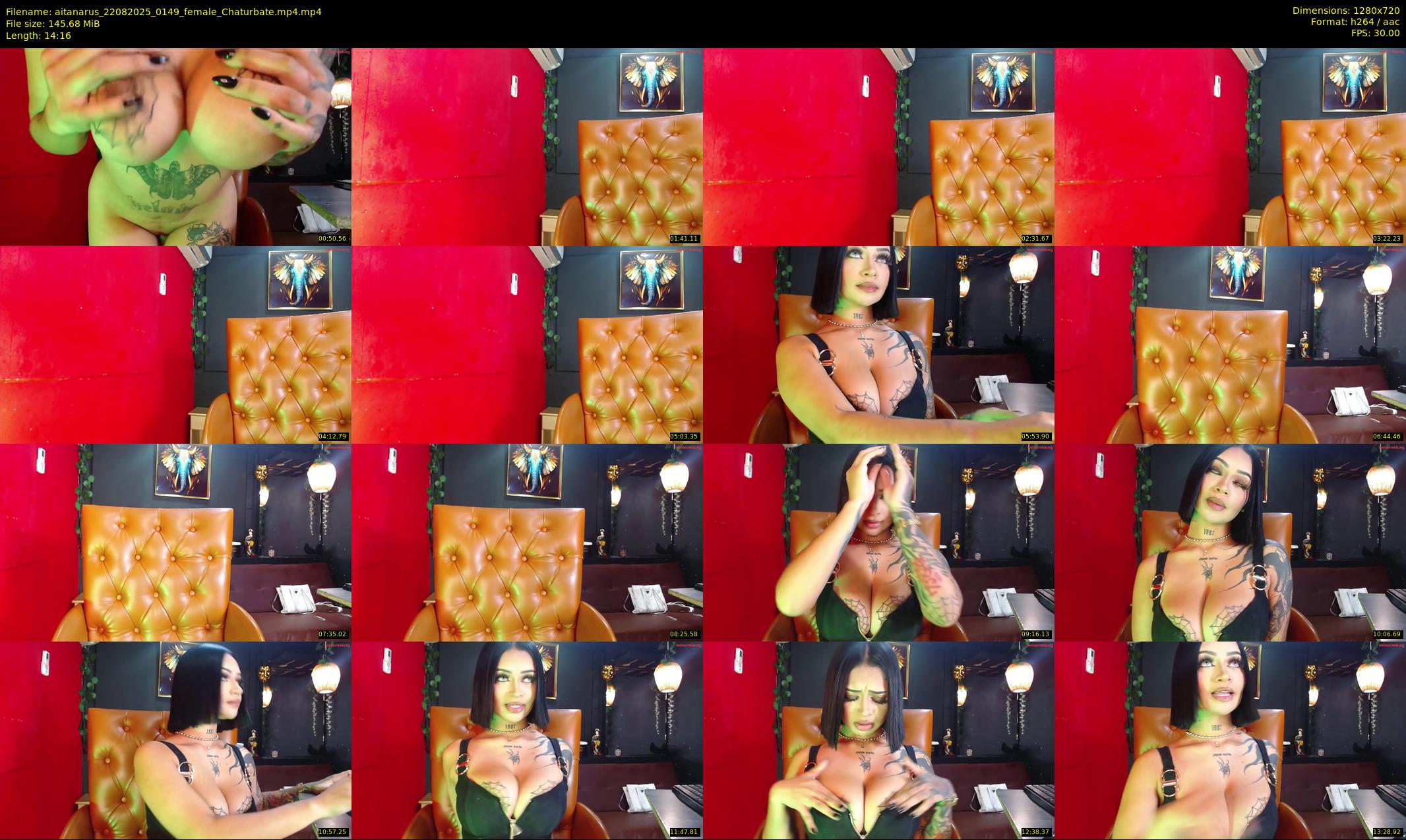 aitanarus — 15 minute Chaturbate female cam show recording, 720p, Aug 22, 2025