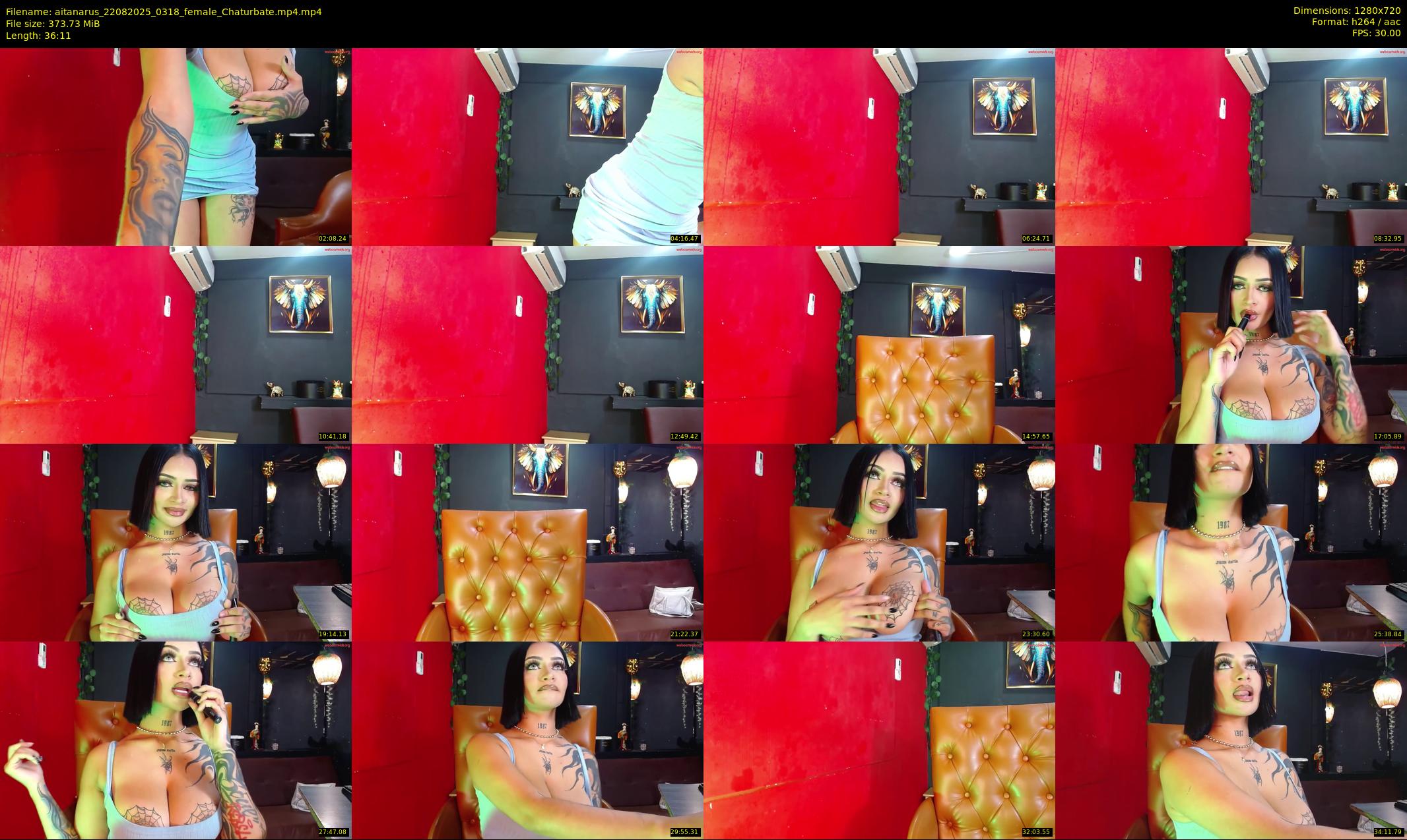 aitanarus — 37 minute Chaturbate female cam show recording, 720p, Aug 22, 2025
