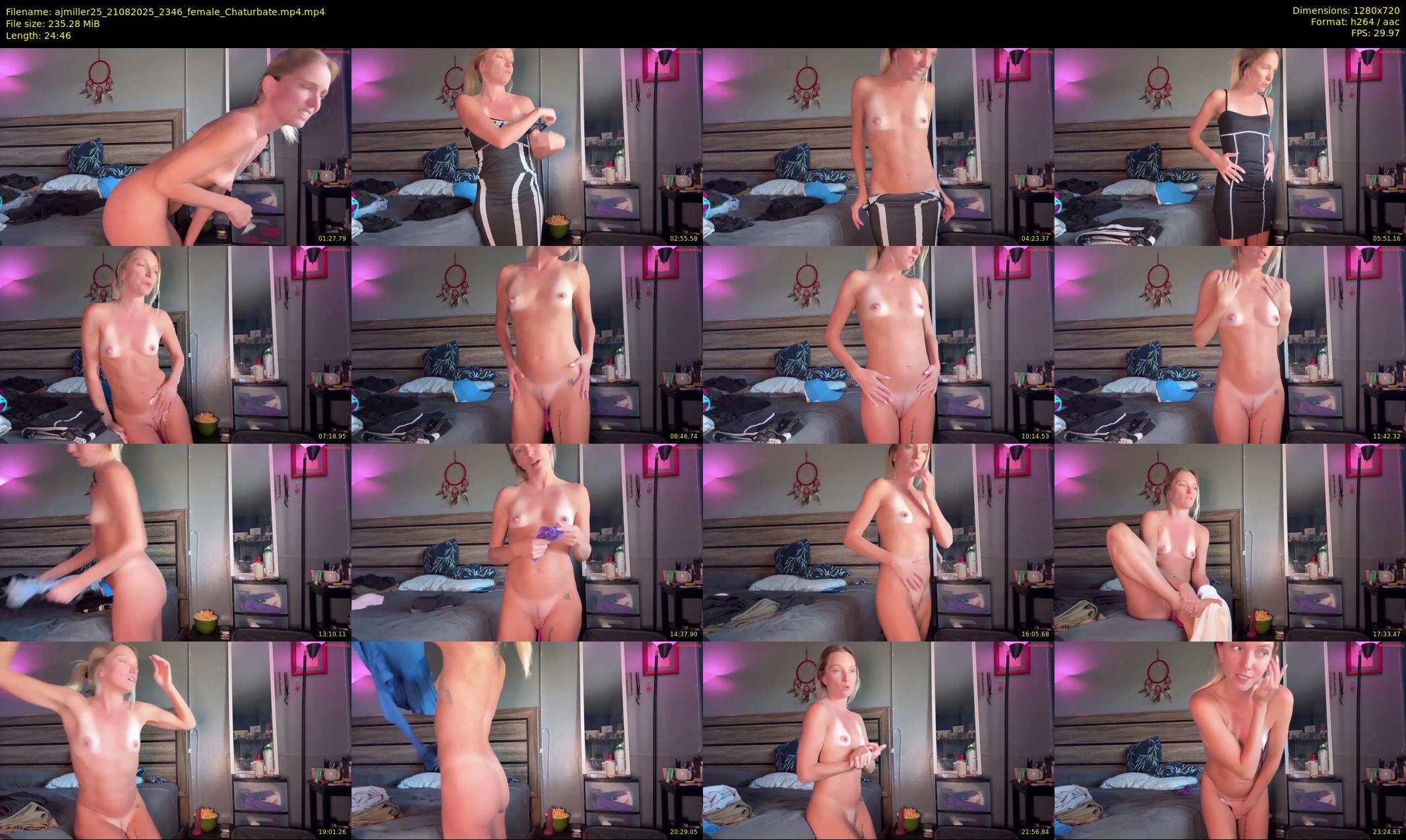 ajmiller25 — 25 minute Chaturbate female cam show recording, 720p, Aug 21, 2025