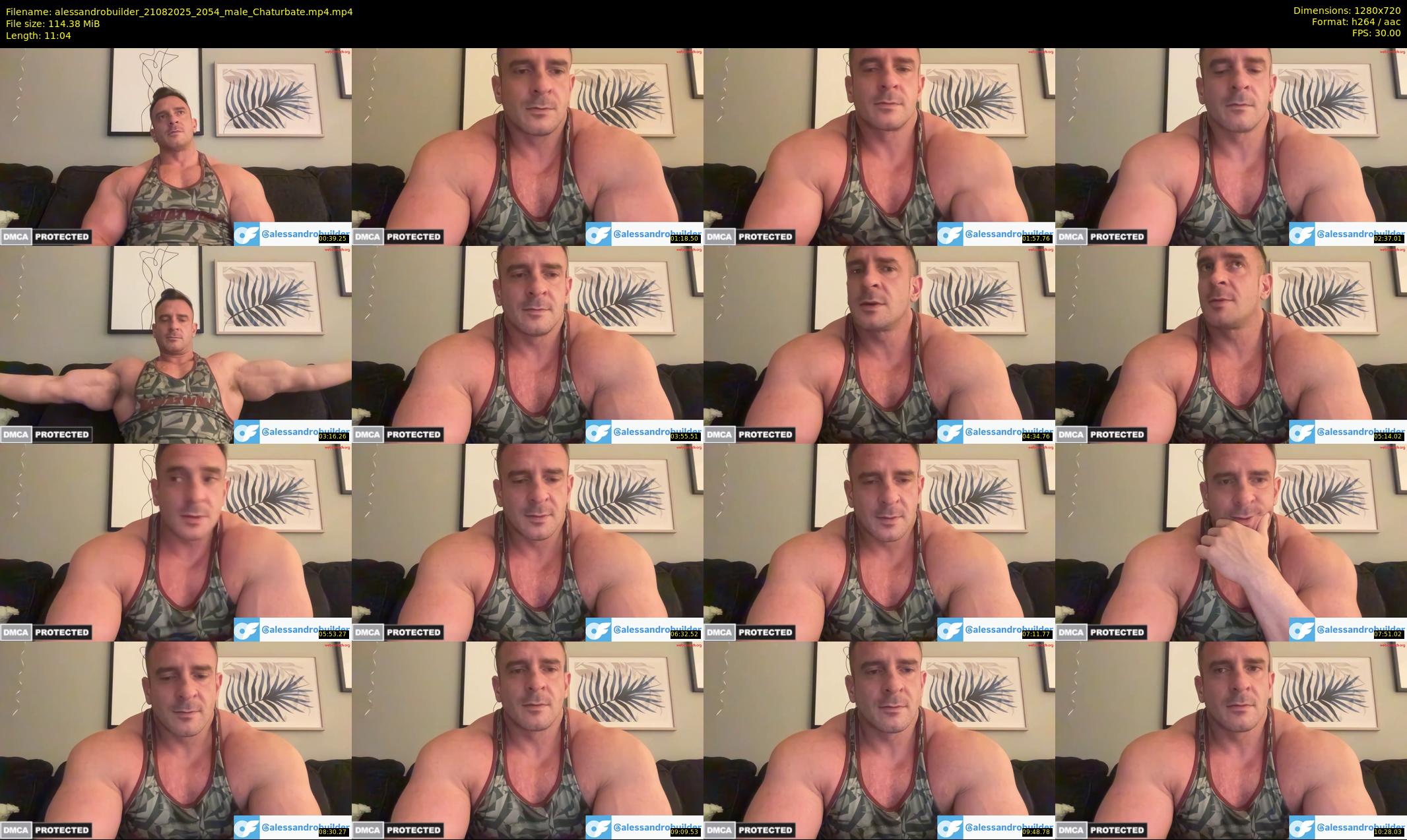 alessandrobuilder — 12 minute Chaturbate couple cam show recording, 720p, Aug 21, 2025