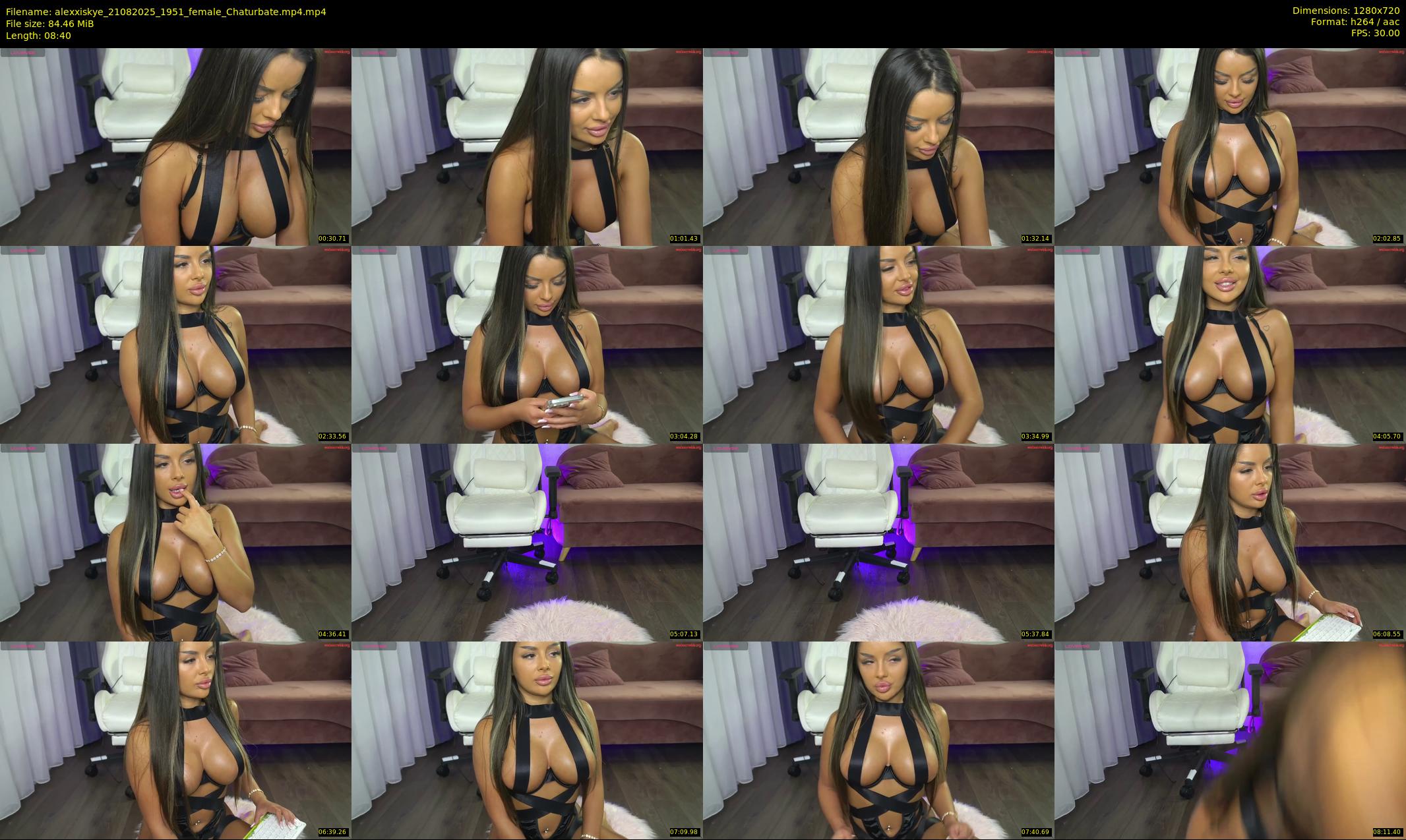 alexxiskye — 9 minute Chaturbate female cam show recording, 720p, Aug 21, 2025