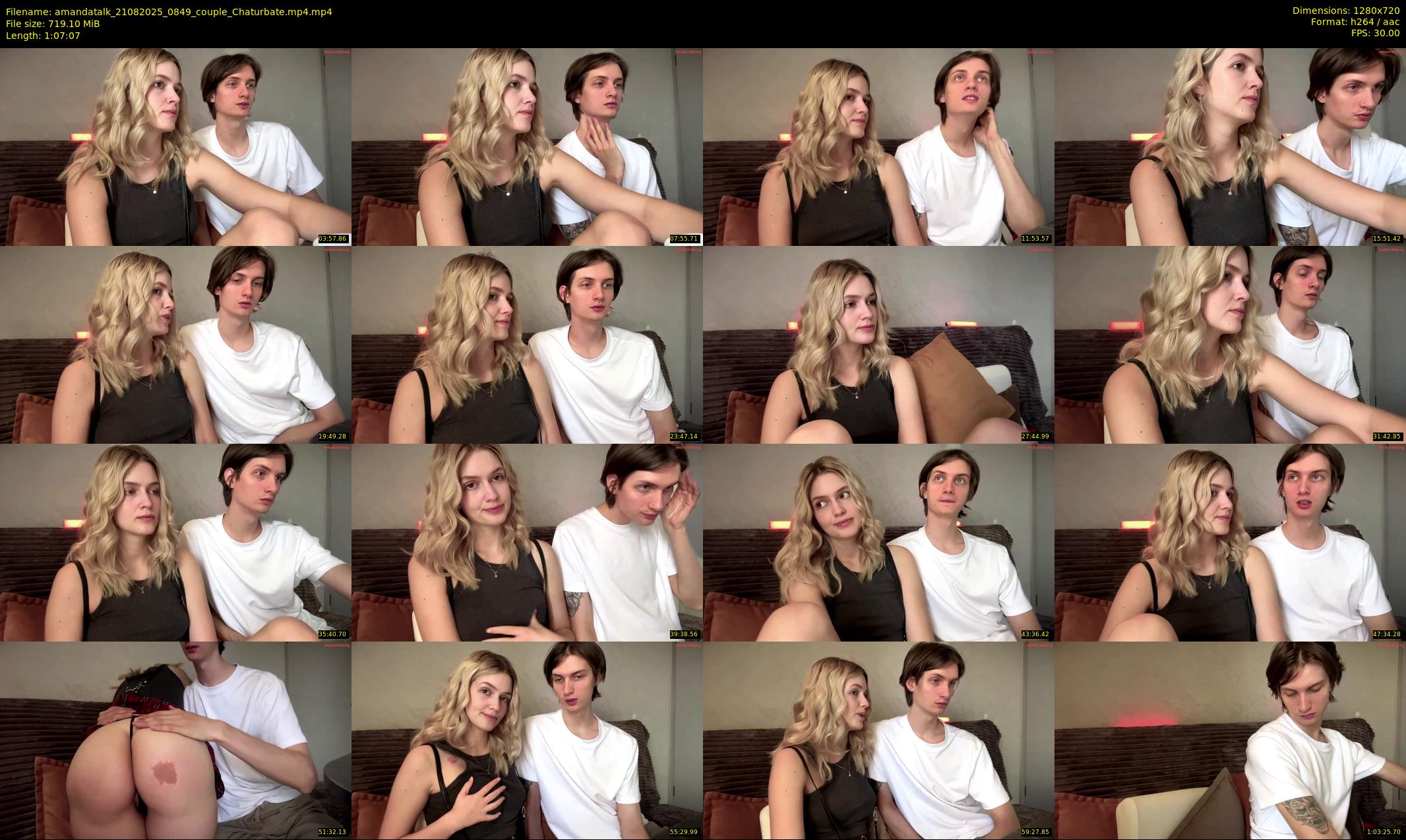 amandatalk — 68 minute Chaturbate couple cam show recording, 720p, Aug 21, 2025