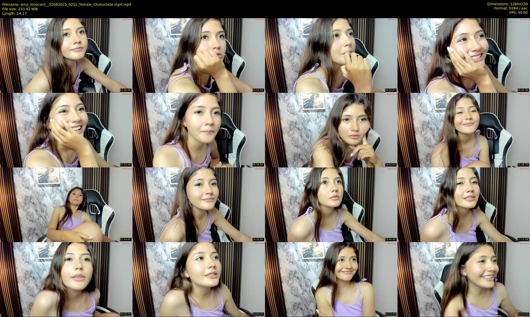 amy_innocent_ — 25 minute Chaturbate female cam show recording, 720p, Aug 22, 2025