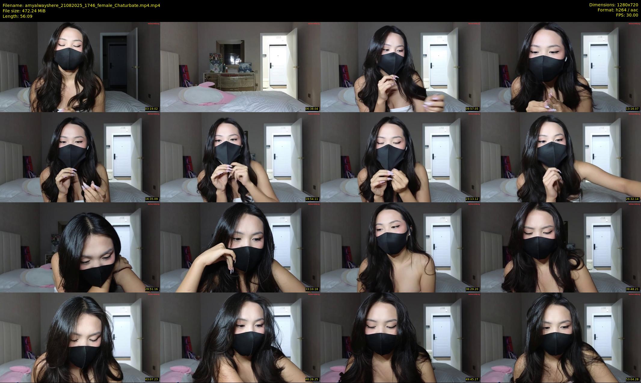 amyalwayshere — 57 minute Chaturbate female cam show recording, 720p, Aug 21, 2025