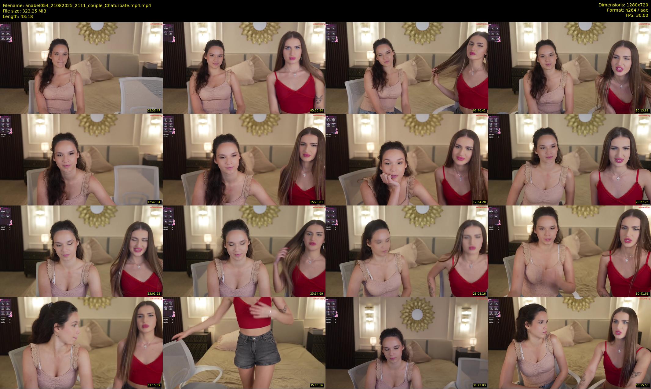 anabel054 — 44 minute Chaturbate female cam show recording, 720p, Aug 21, 2025