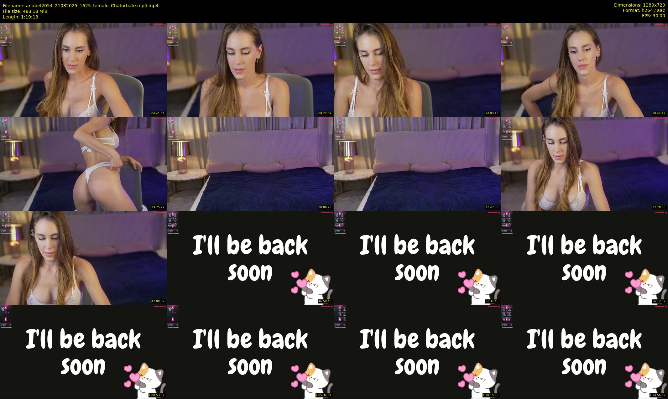 anabel2054 — 80 minute Chaturbate female cam show recording, 720p, Aug 21, 2025