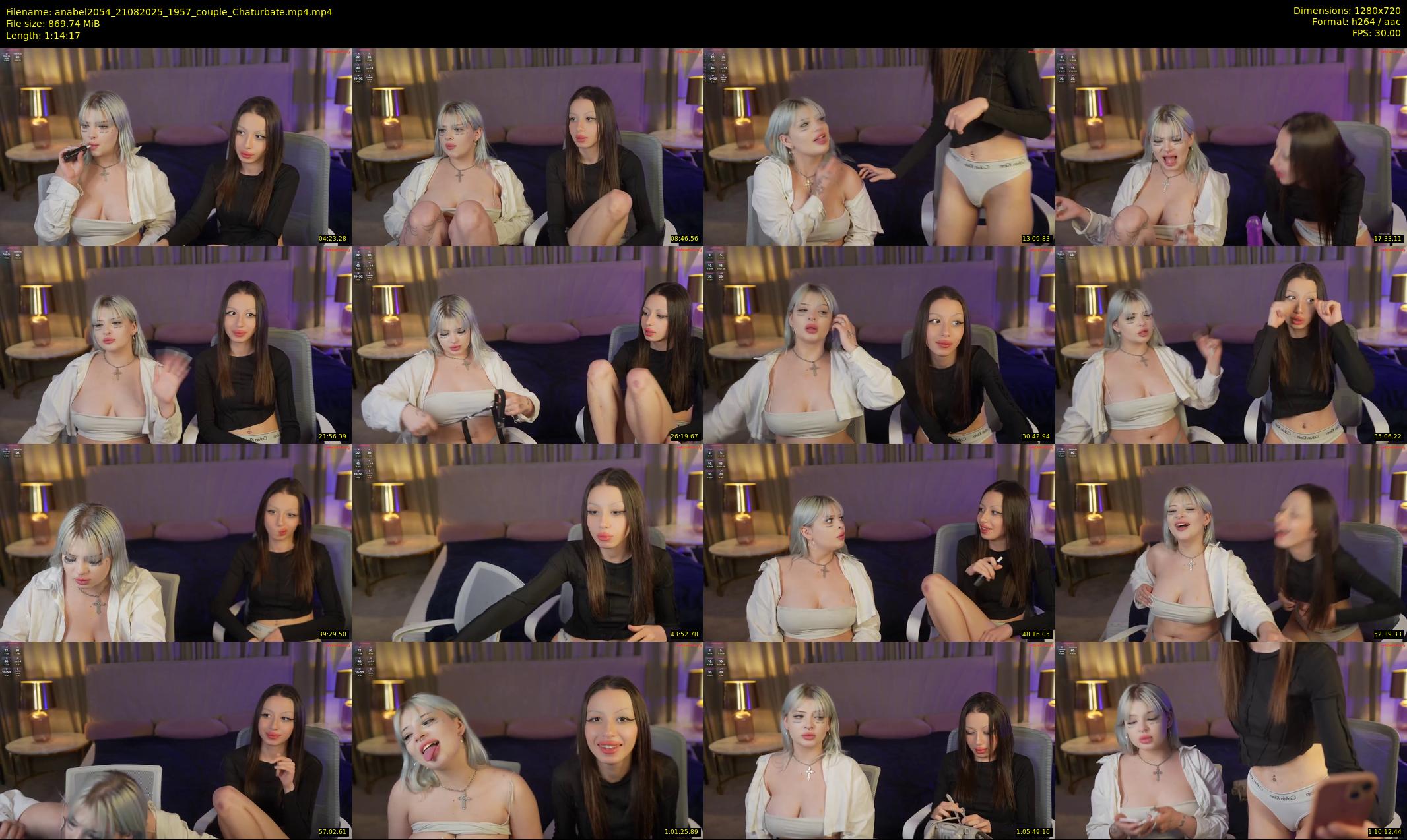 anabel2054 — 75 minute Chaturbate female cam show recording, 720p, Aug 21, 2025