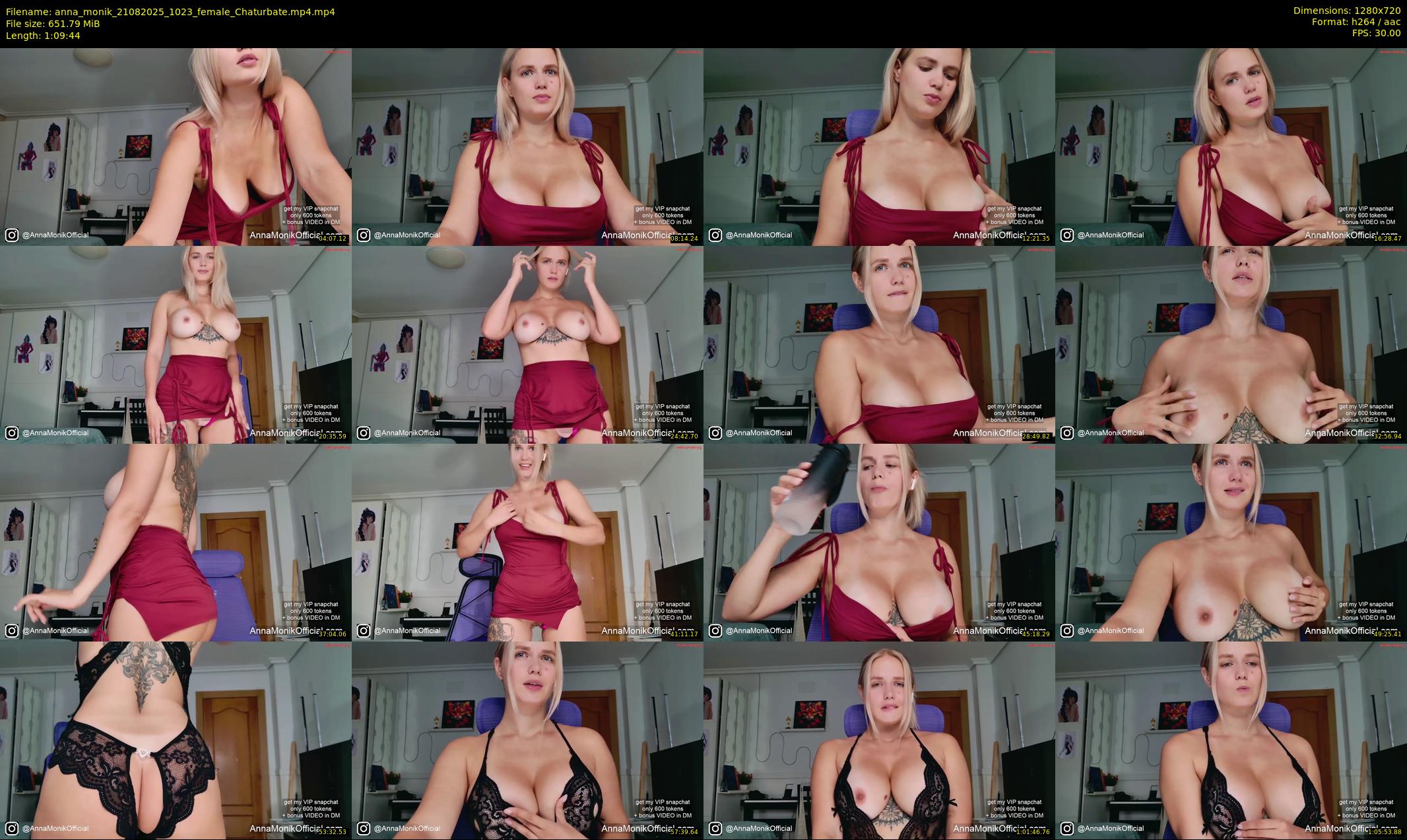 anna_monik — 70 minute Chaturbate couple cam show recording, 720p, Aug 21, 2025