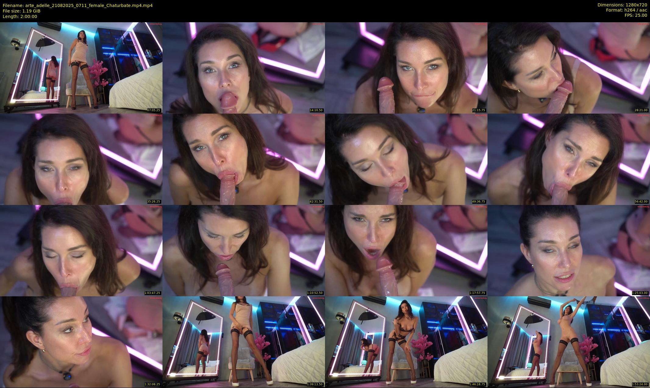 arte_adelle — 120 minute Chaturbate female cam show recording, 720p, Aug 21, 2025
