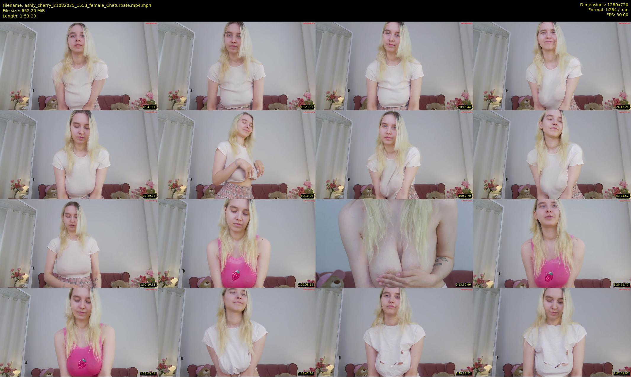 ashly_cherry — 114 minute Chaturbate female cam show recording, 720p, Aug 21, 2025