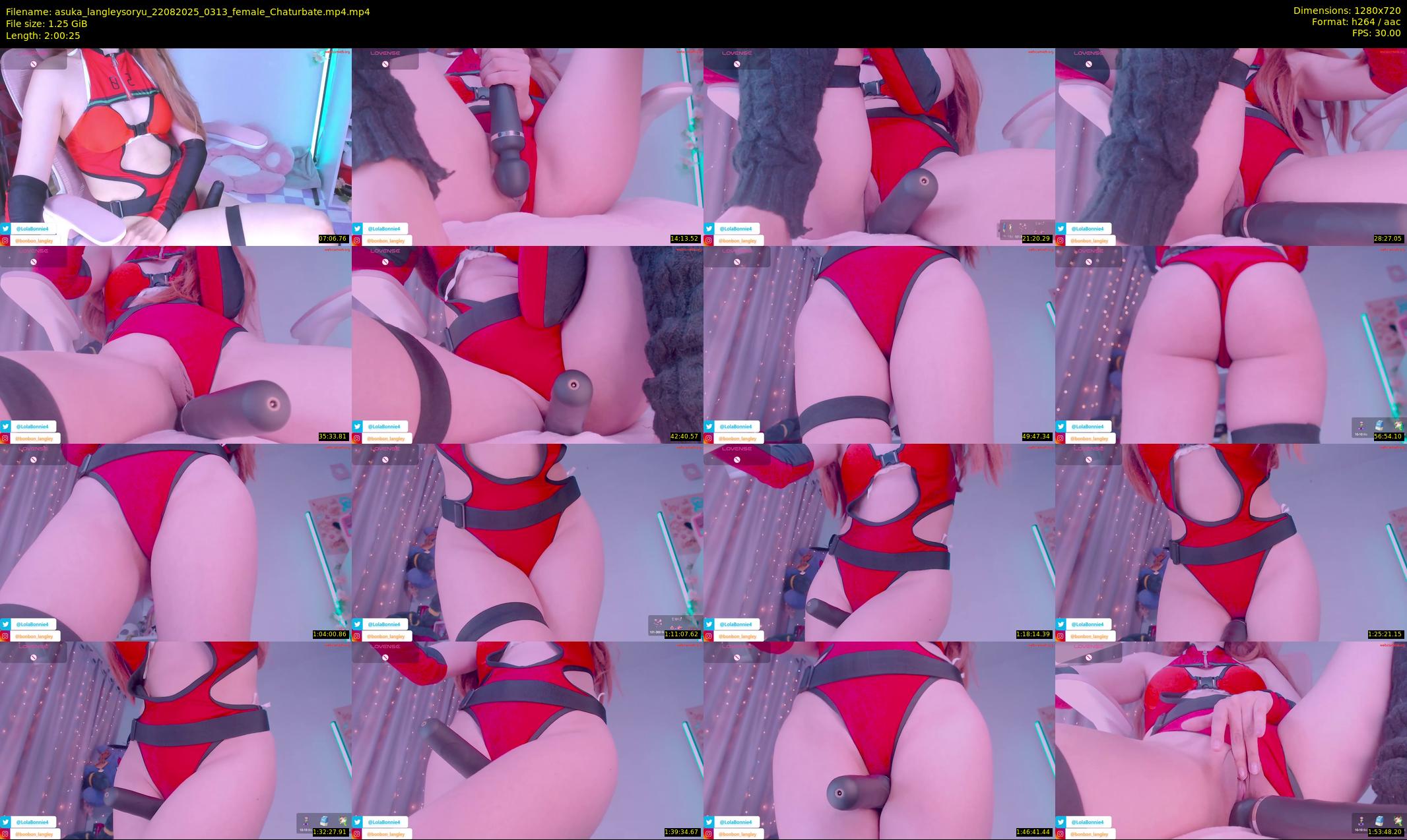 asuka_langleysoryu — 121 minute Chaturbate female cam show recording, 720p, Aug 22, 2025