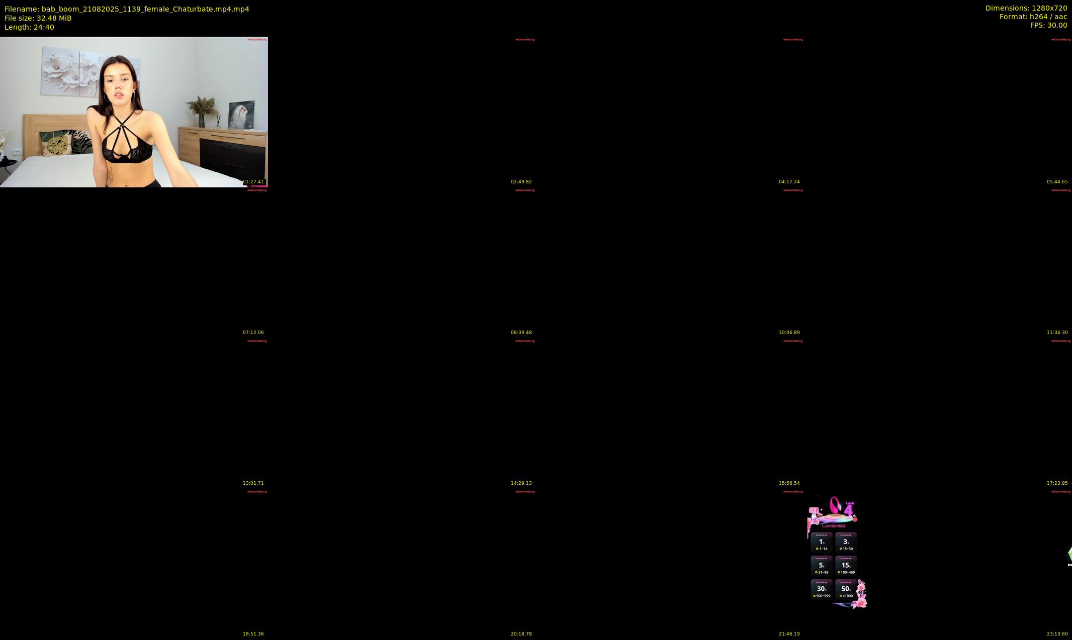 bab_boom — 25 minute Chaturbate couple cam show recording, 720p, Aug 21, 2025