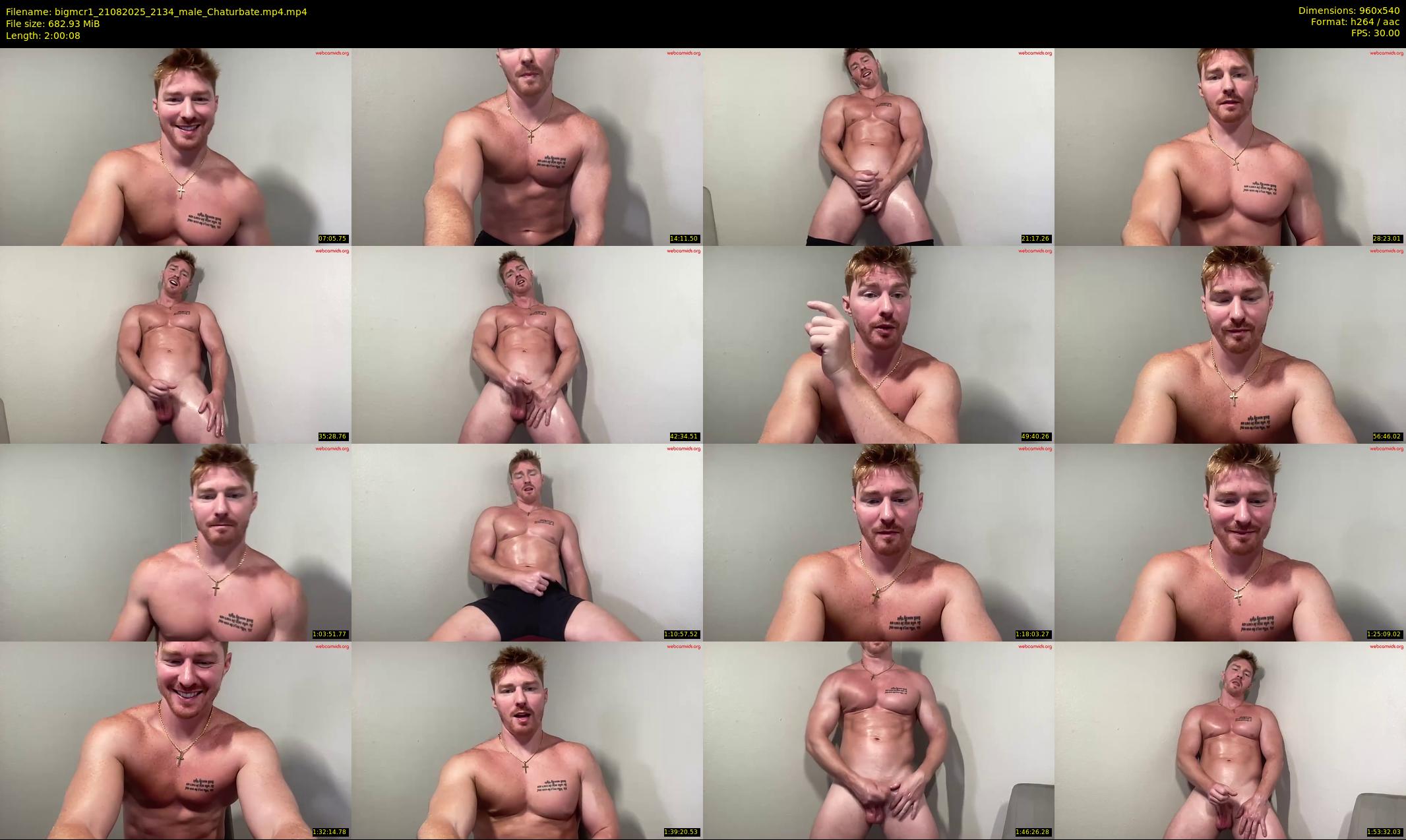 bigmcr1 — 121 minute Chaturbate male cam show recording, 480p, Aug 21, 2025