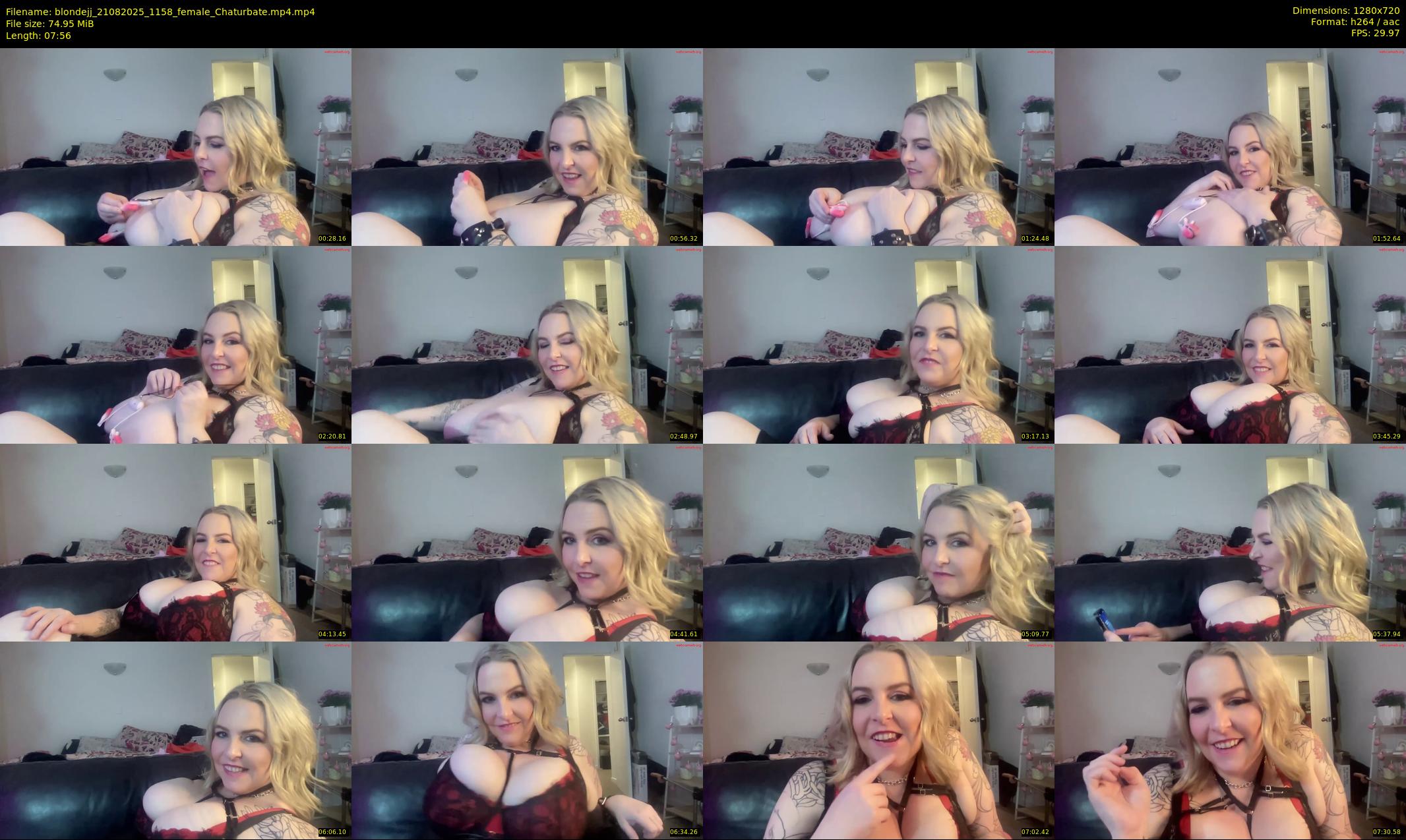blondejj — 8 minute Chaturbate female cam show recording, 720p, Aug 21, 2025