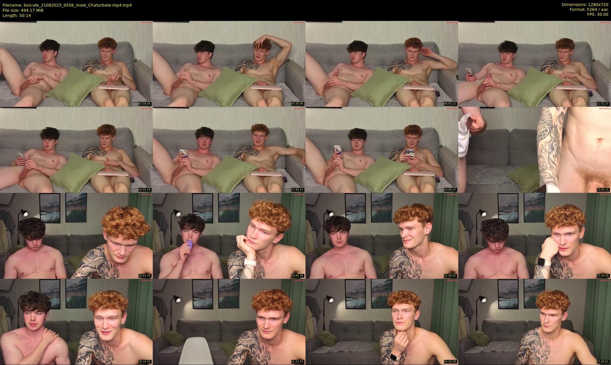 boicute — 51 minute Chaturbate male cam show recording, 720p, Aug 21, 2025