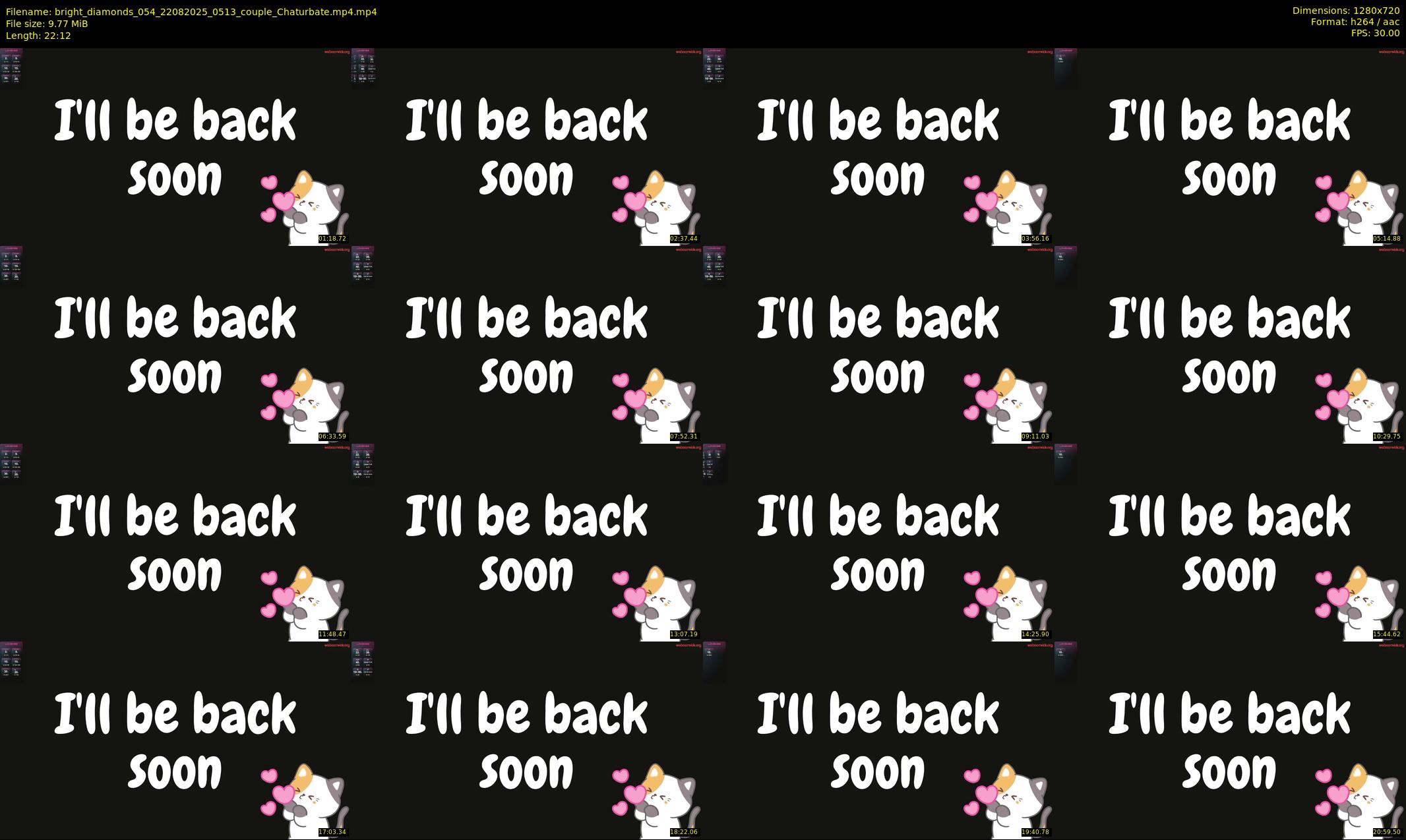 bright_diamonds_054 — 23 minute Chaturbate couple cam show recording, 720p, Aug 22, 2025