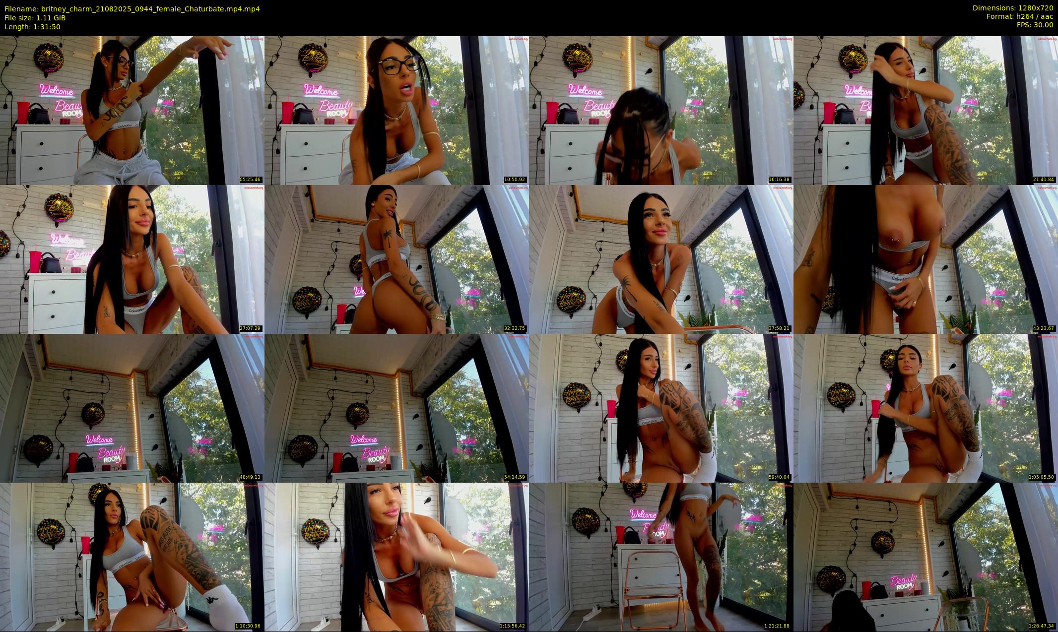 britney_charm — 92 minute Chaturbate female cam show recording, 720p, Aug 21, 2025