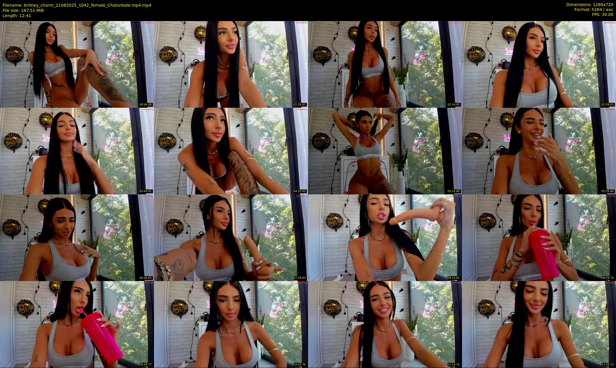 britney_charm — 13 minute Chaturbate female cam show recording, 720p, Aug 21, 2025
