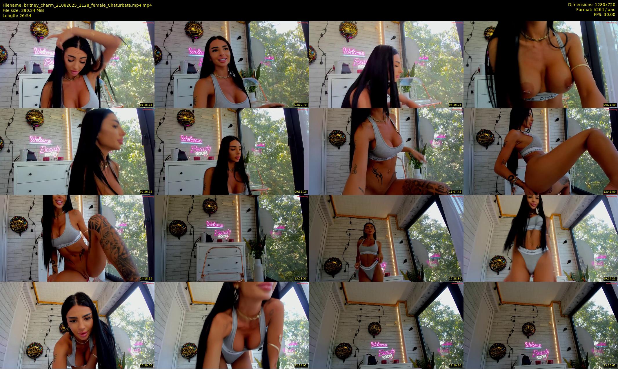 britney_charm — 27 minute Chaturbate female cam show recording, 720p, Aug 21, 2025
