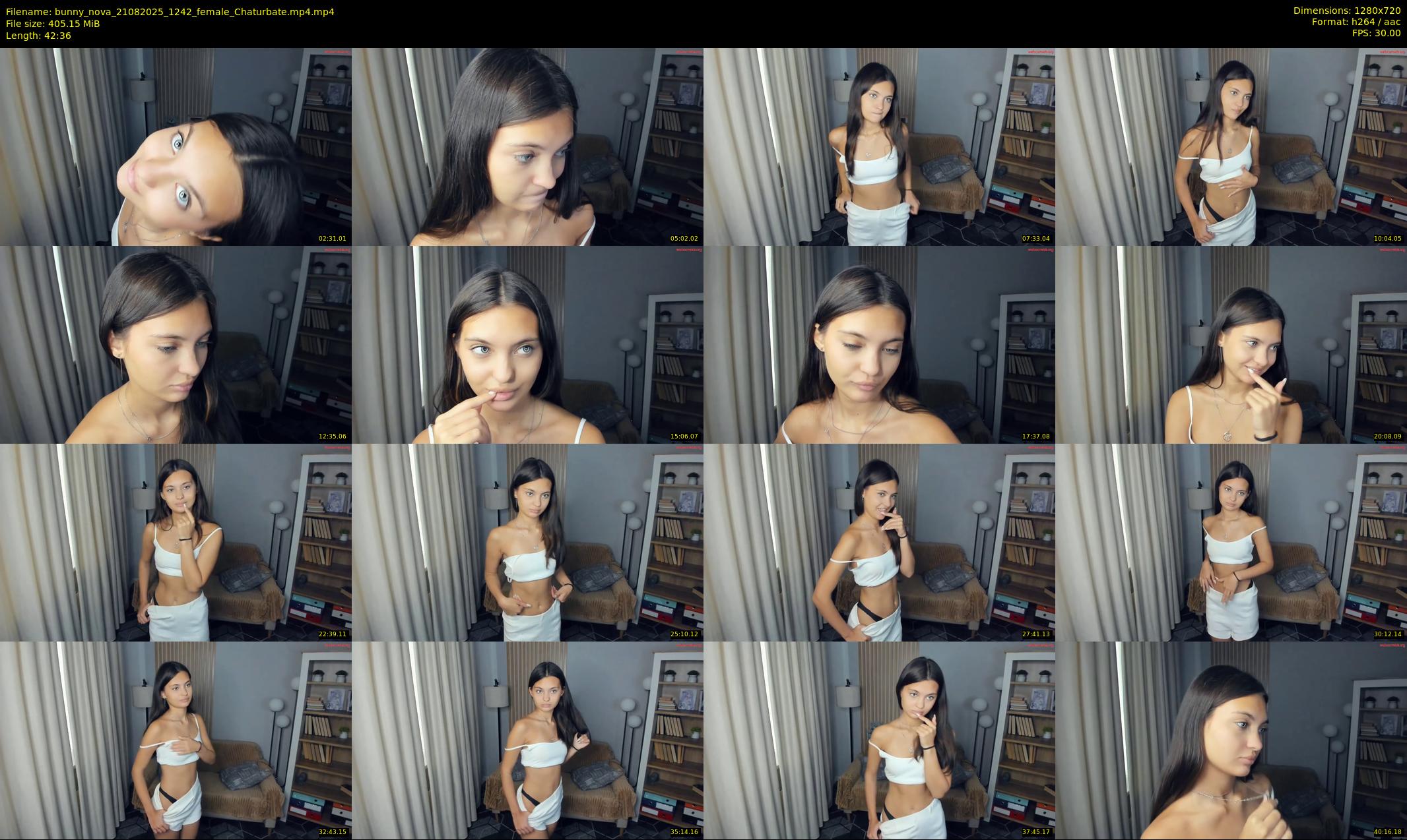 bunny_nova — 43 minute Chaturbate female cam show recording, 720p, Aug 21, 2025