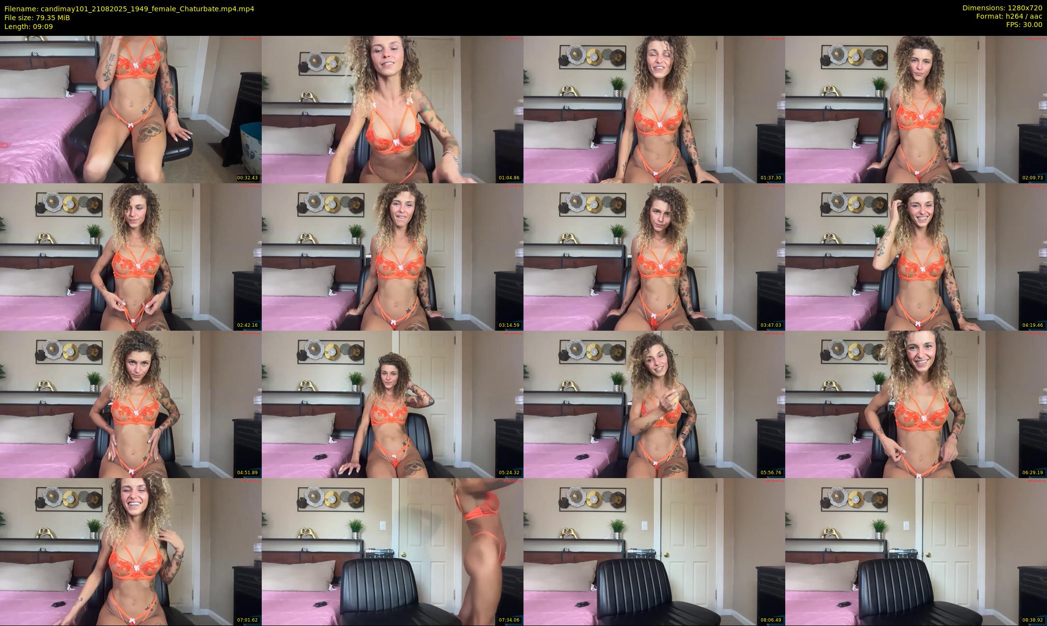 candimay101 — 10 minute Chaturbate female cam show recording, 720p, Aug 21, 2025