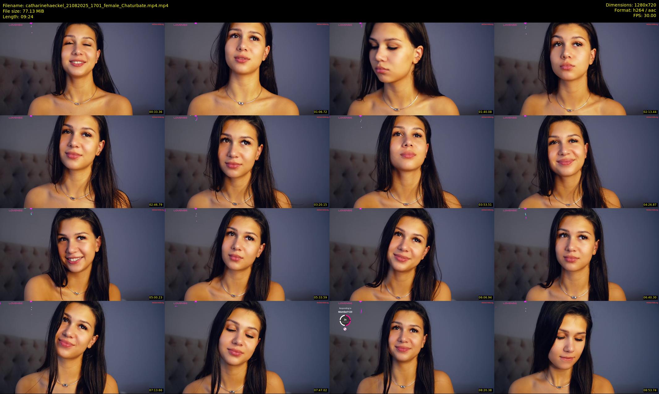 catharinehaeckel — 10 minute Chaturbate female cam show recording, 720p, Aug 21, 2025