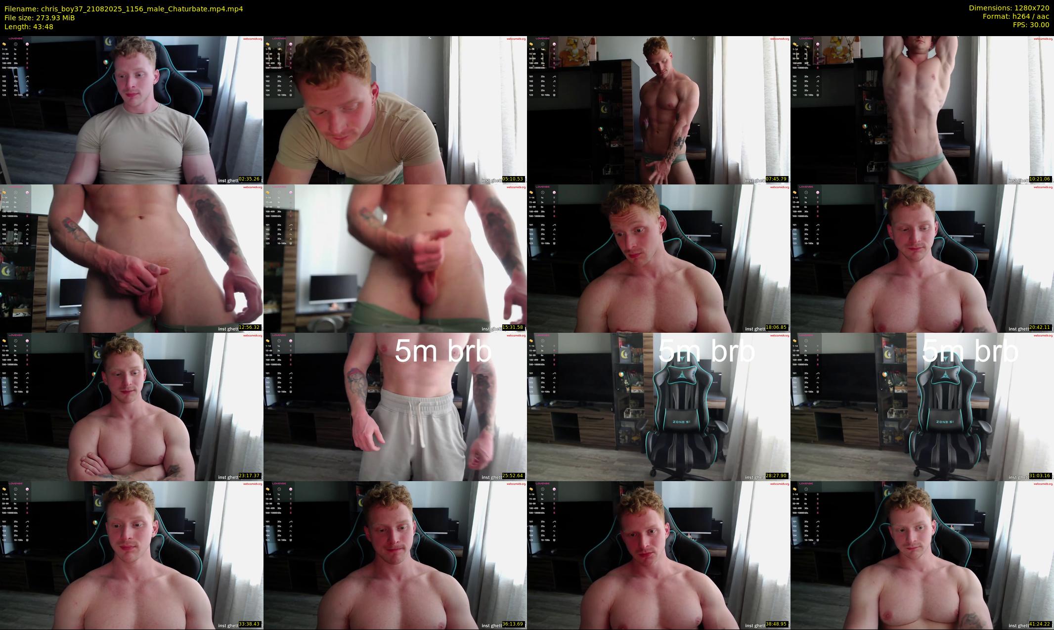 chris_boy37 — 44 minute Chaturbate male cam show recording, 720p, Aug 21, 2025