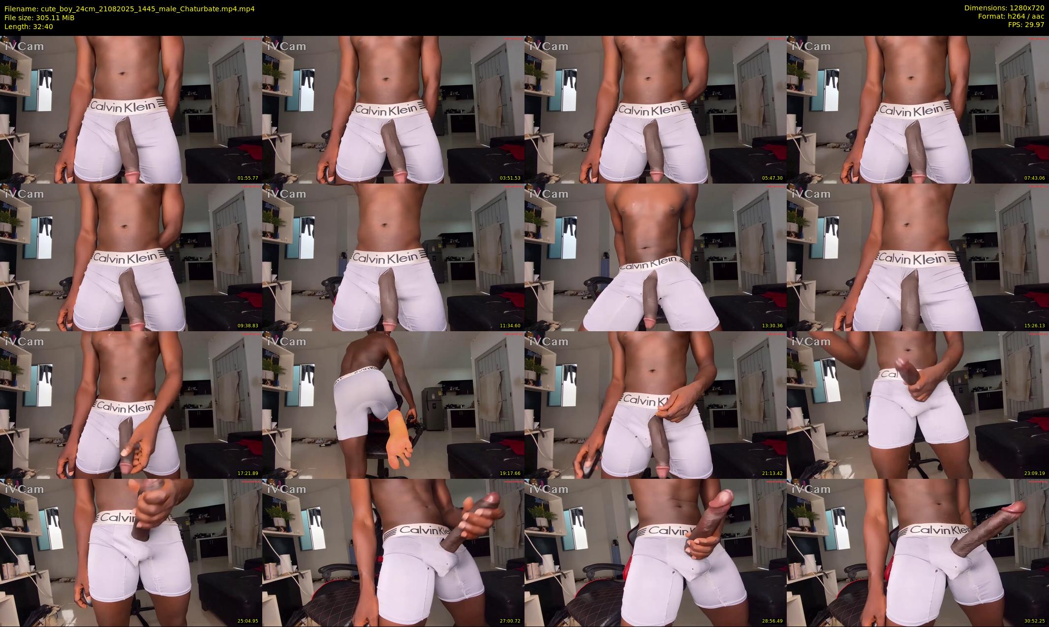 cute_boy_24cm — 33 minute Chaturbate male cam show recording, 720p, Aug 21, 2025