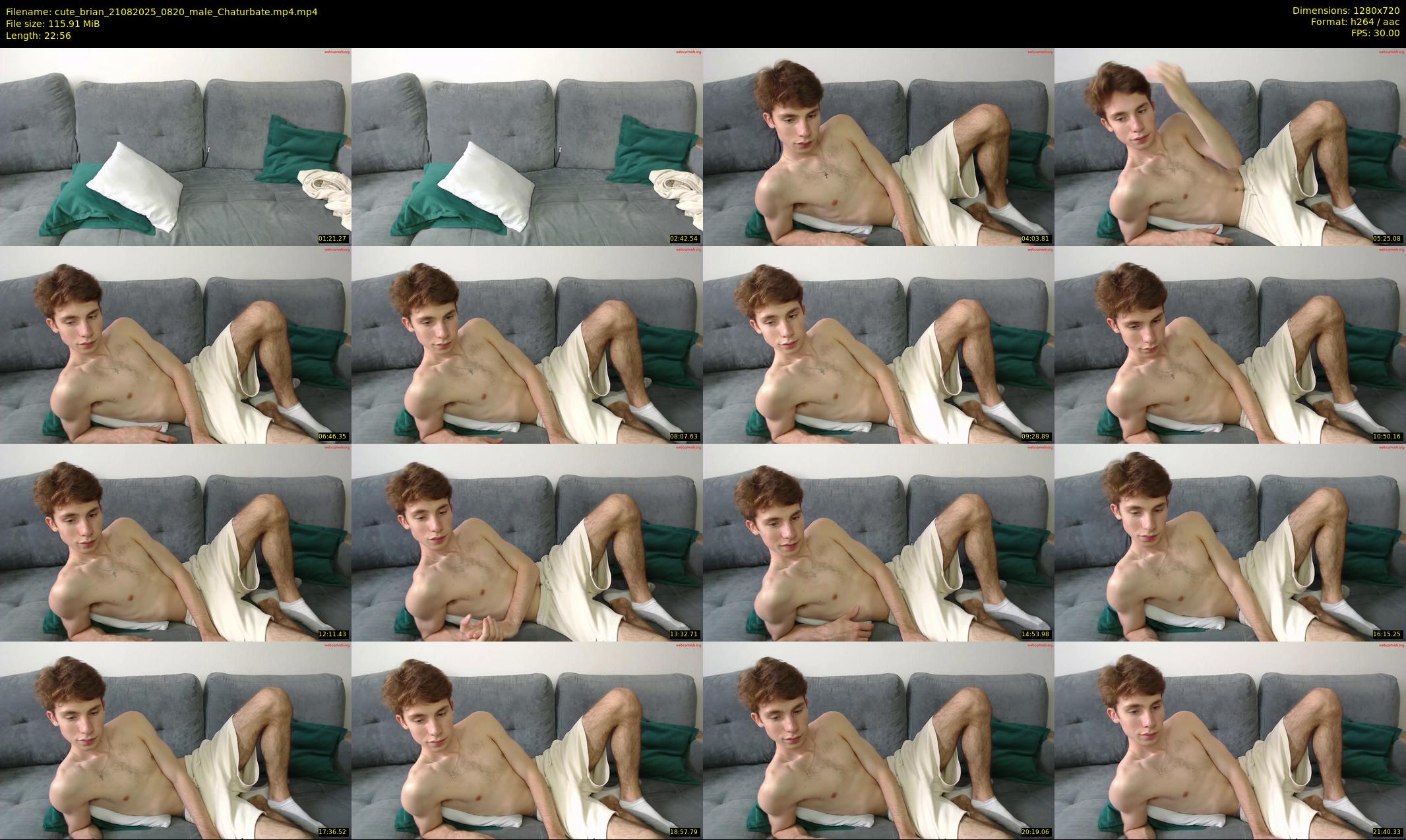 cute_brian — 23 minute Chaturbate male cam show recording, 720p, Aug 21, 2025