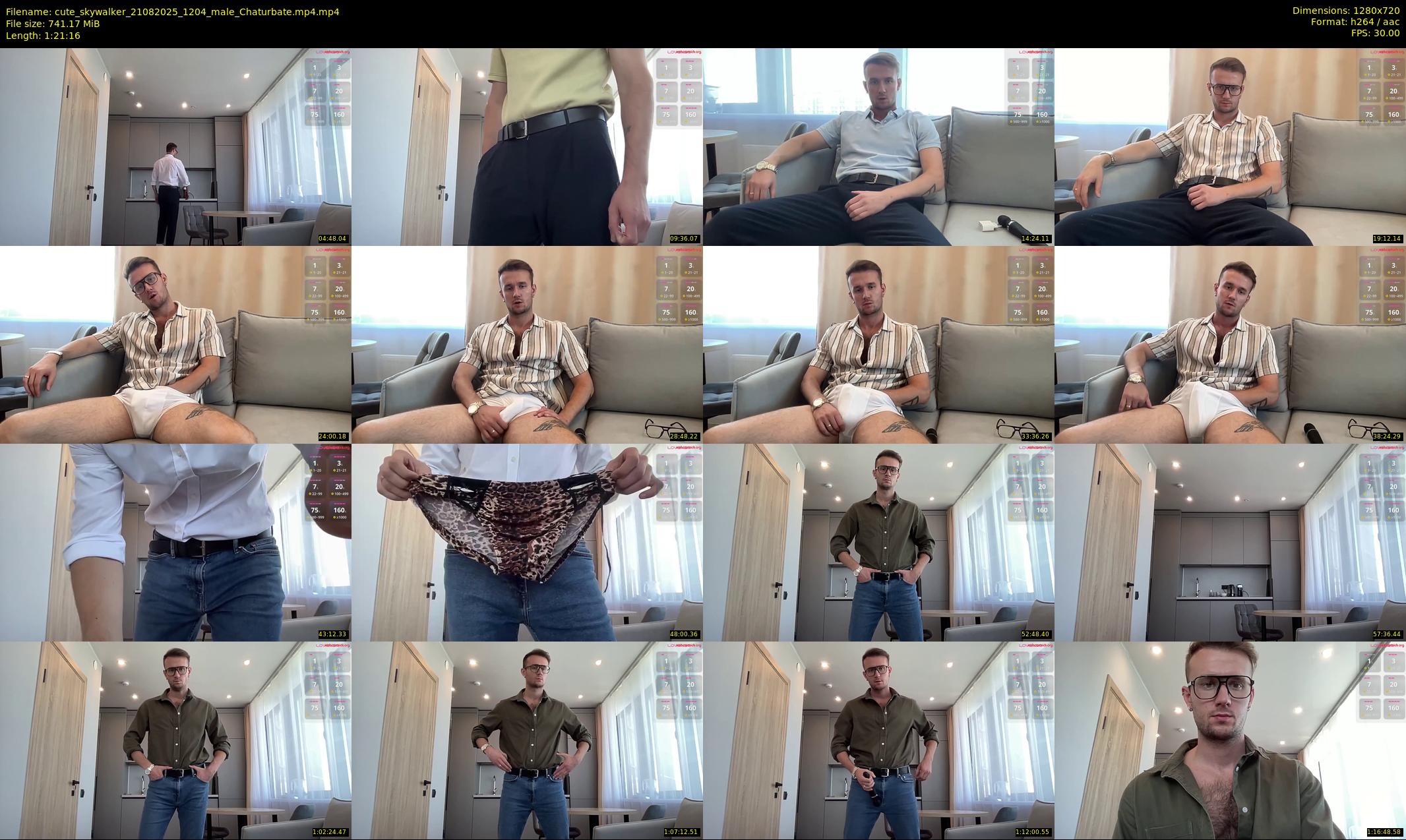 cute_skywalker — 82 minute Chaturbate male cam show recording, 720p, Aug 21, 2025
