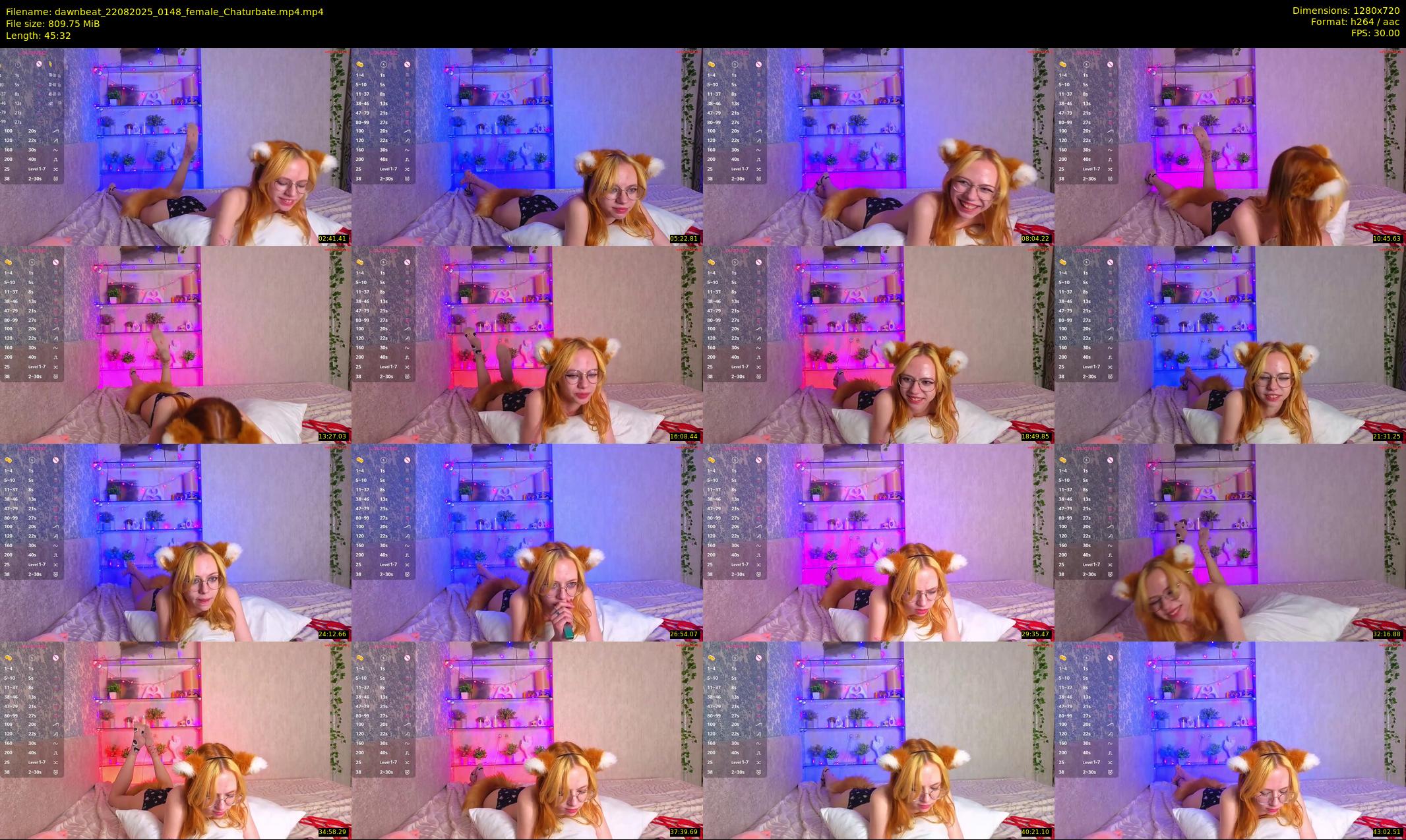 dawnbeat — 46 minute Chaturbate female cam show recording, 720p, Aug 22, 2025