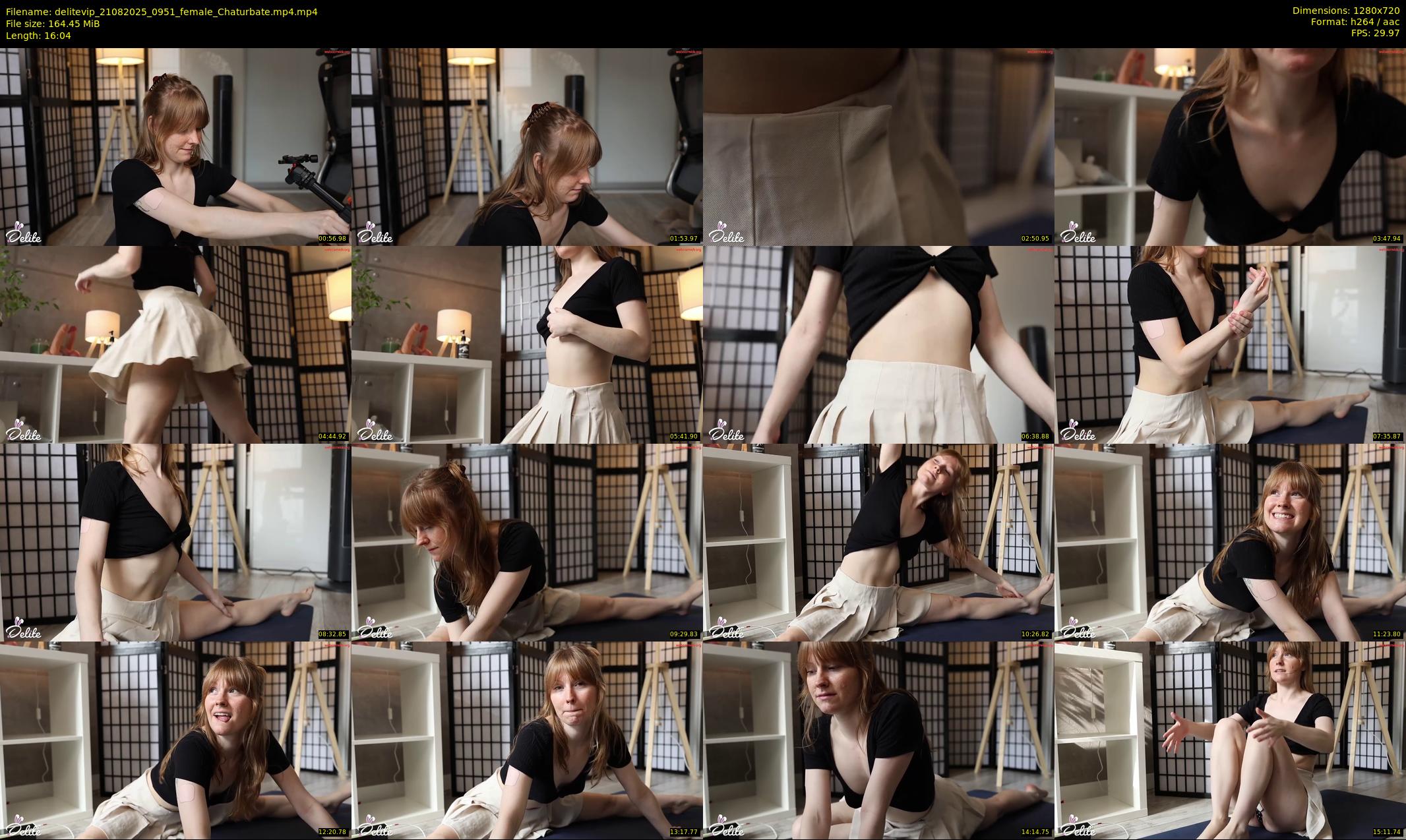 delitevip — 17 minute Chaturbate female cam show recording, 720p, Aug 21, 2025