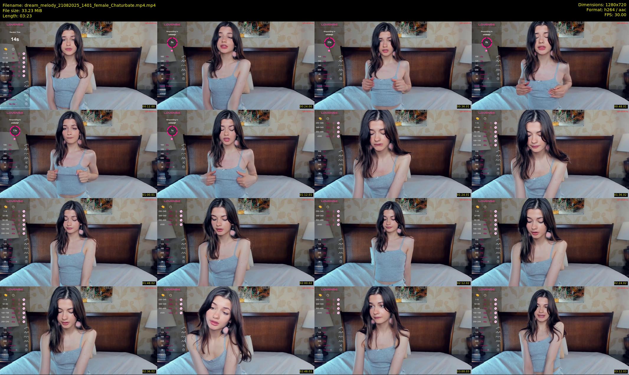 dream_melody — 4 minute Chaturbate female cam show recording, 720p, Aug 21, 2025