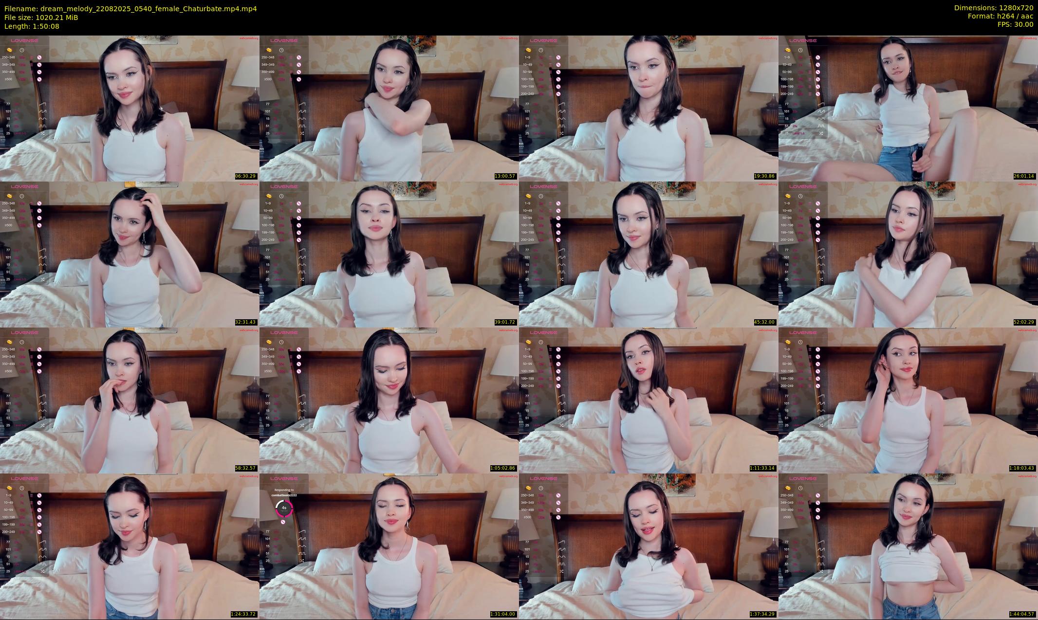 dream_melody — 111 minute Chaturbate female cam show recording, 720p, Aug 22, 2025