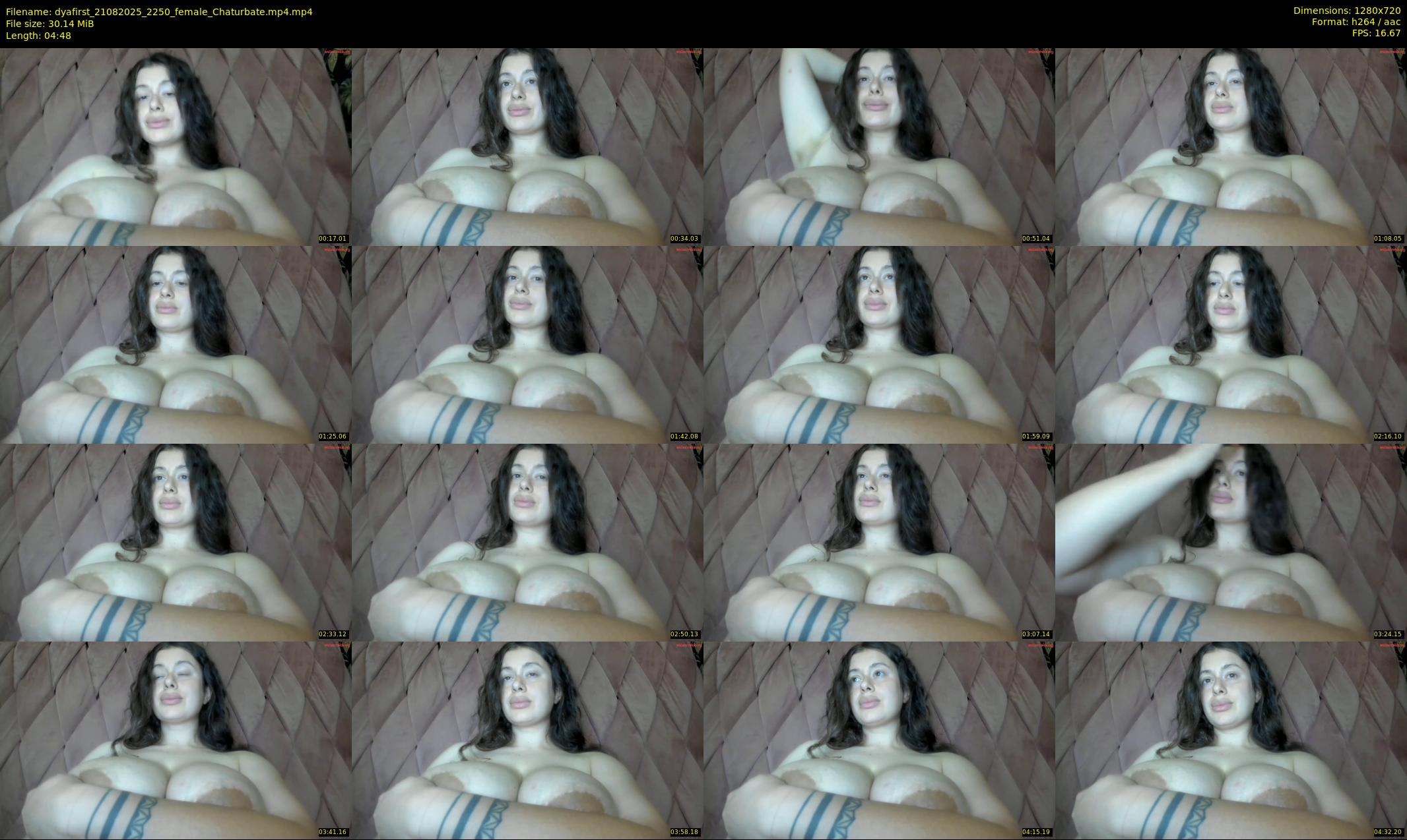 dyafirst — 5 minute Chaturbate female cam show recording, 720p, Aug 21, 2025