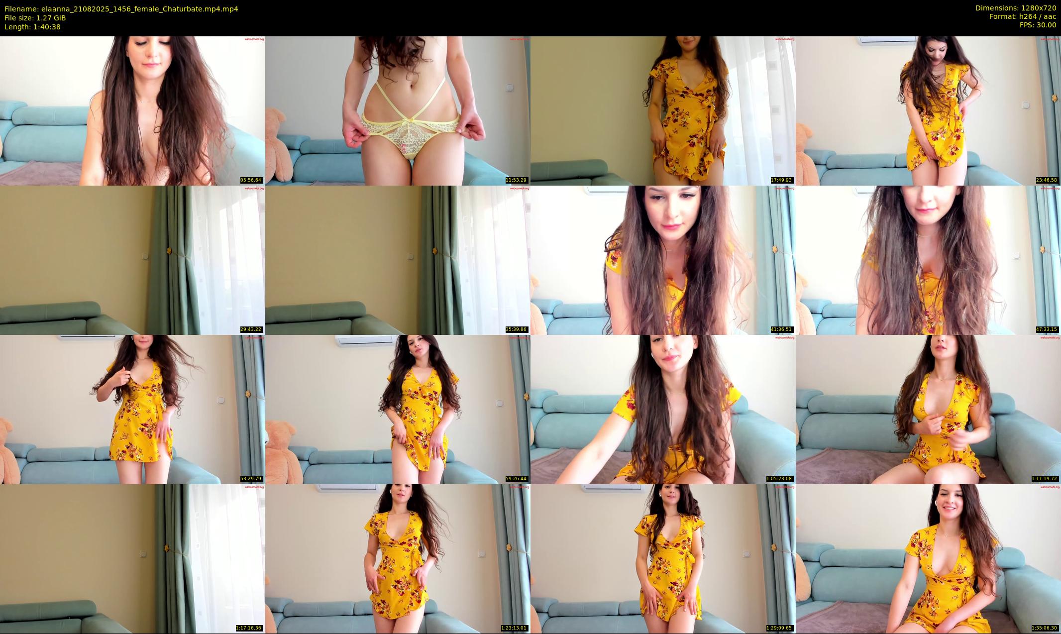 elaanna — 101 minute Chaturbate female cam show recording, 720p, Aug 21, 2025