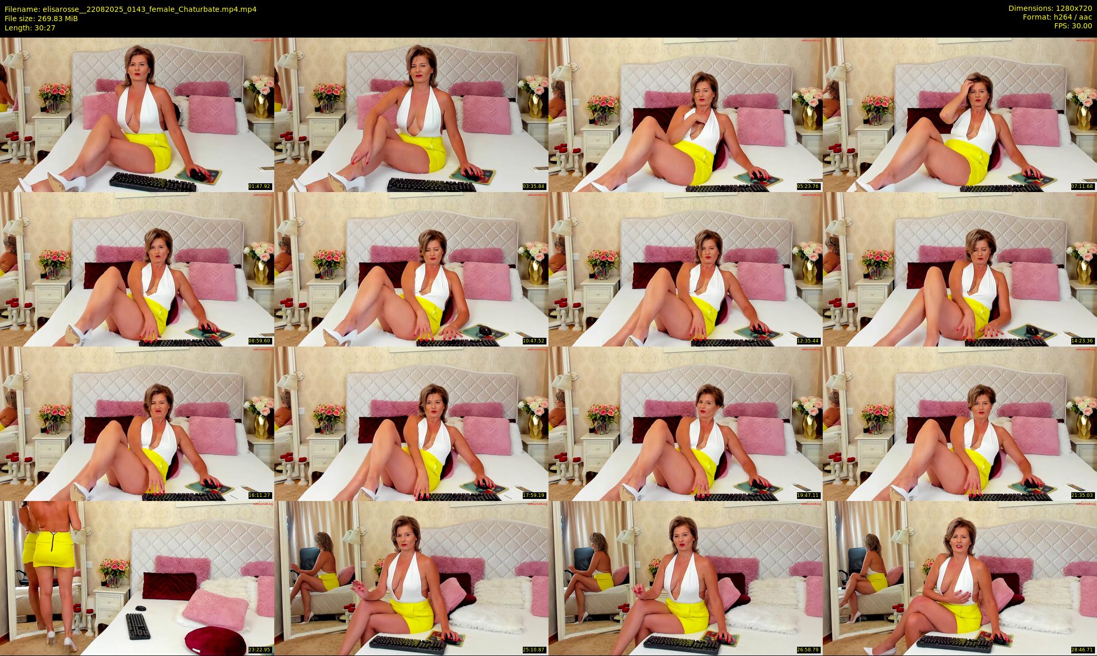 elisarosse_ — 31 minute Chaturbate female cam show recording, 720p, Aug 22, 2025