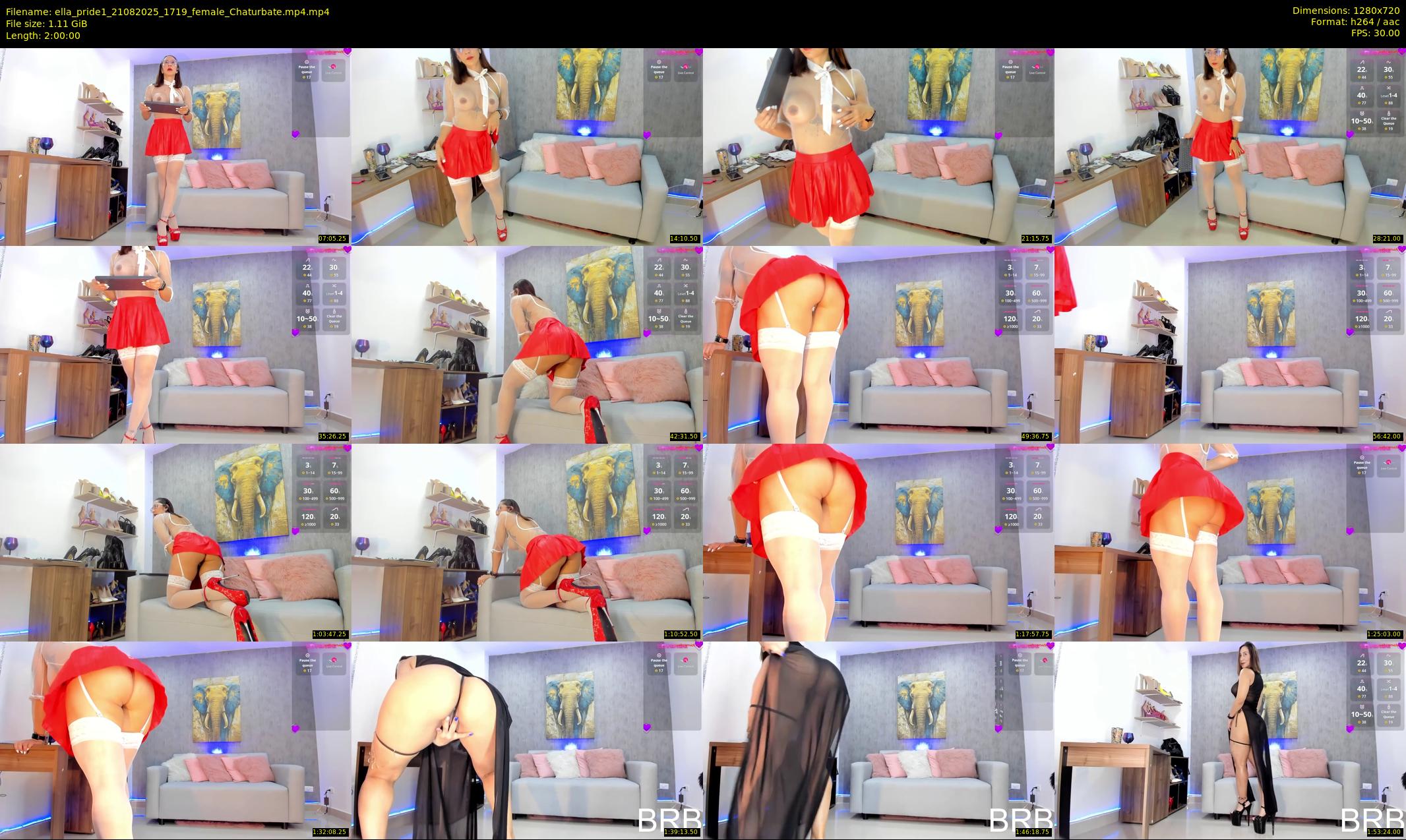 ella_pride1 — 120 minute Chaturbate female cam show recording, 720p, Aug 21, 2025