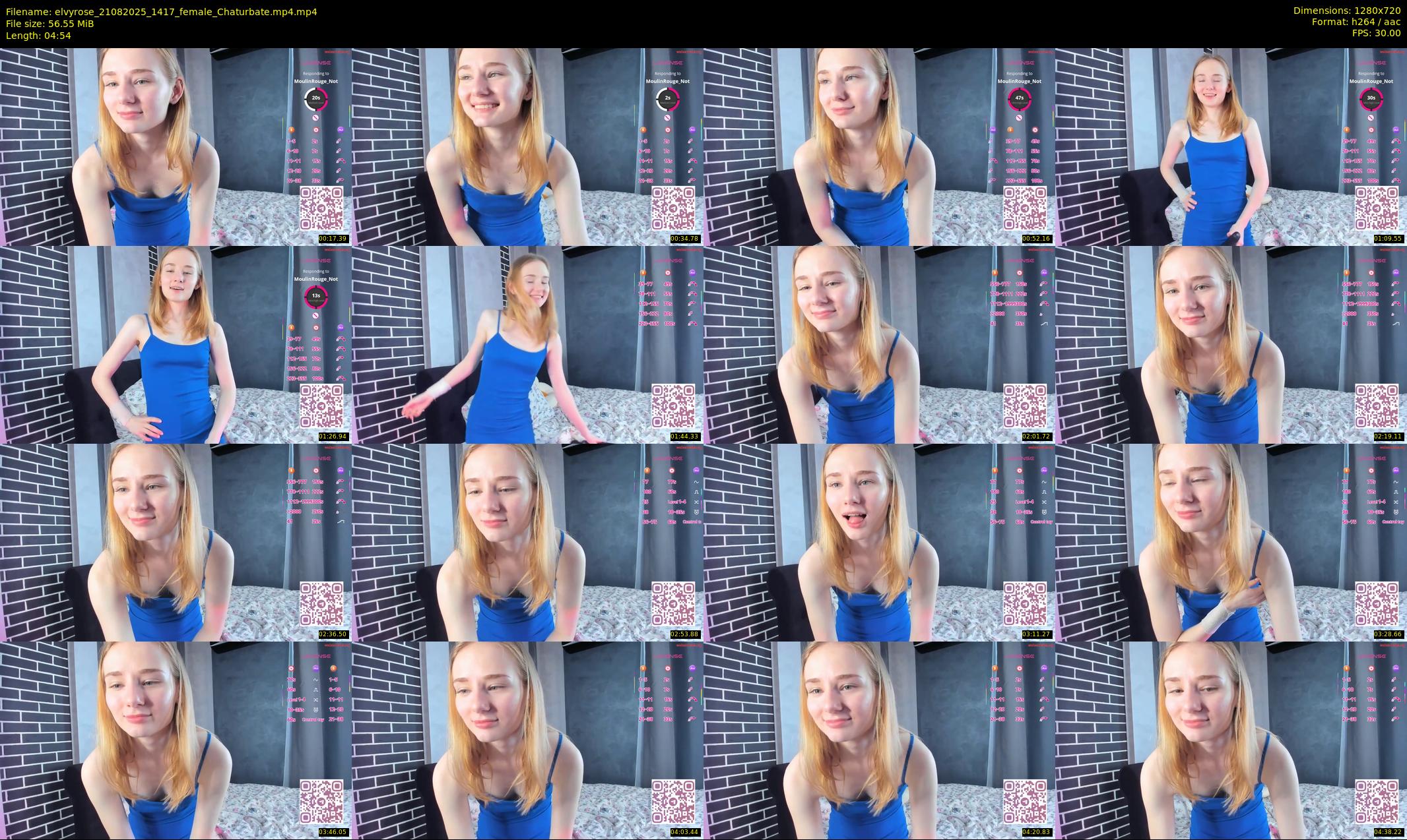 elvyrose — 5 minute Chaturbate female cam show recording, 720p, Aug 21, 2025