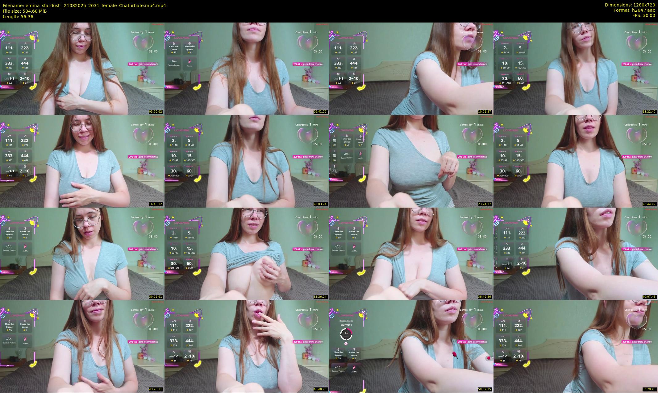 emma_stardust_ — 57 minute Chaturbate female cam show recording, 720p, Aug 21, 2025