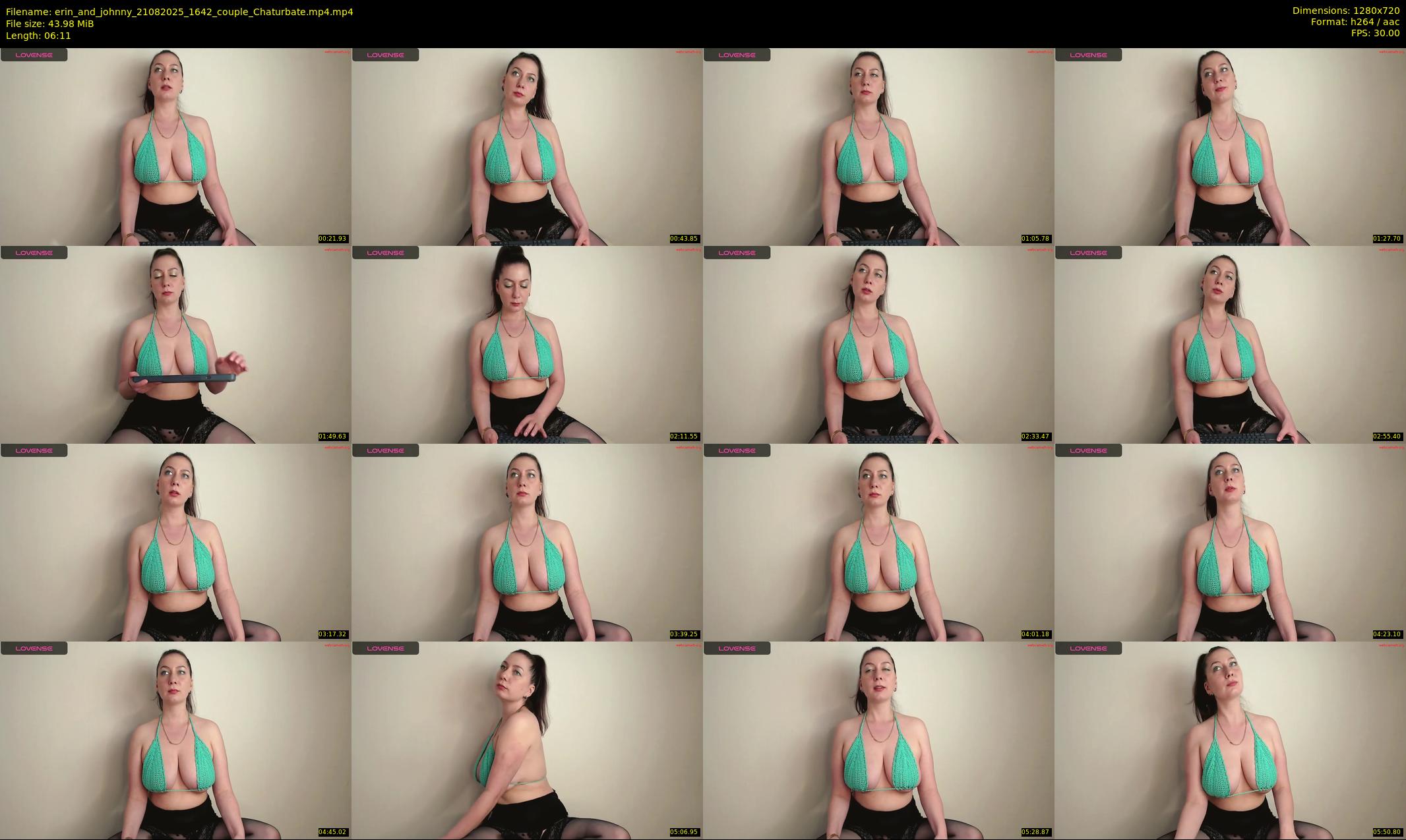erin_and_johnny — 7 minute Chaturbate couple cam show recording, 720p, Aug 21, 2025
