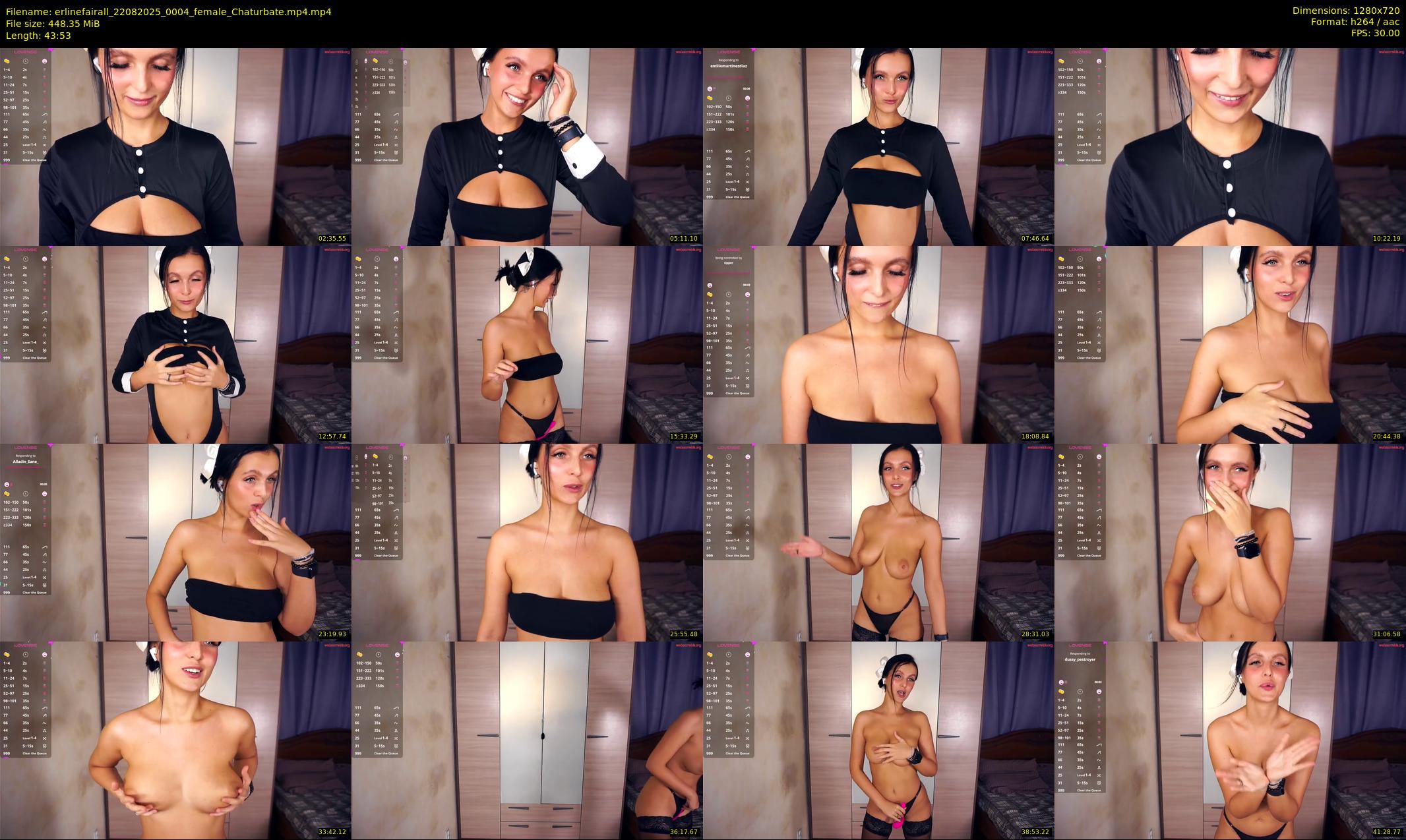 erlinefairall — 44 minute Chaturbate couple cam show recording, 720p, Aug 22, 2025