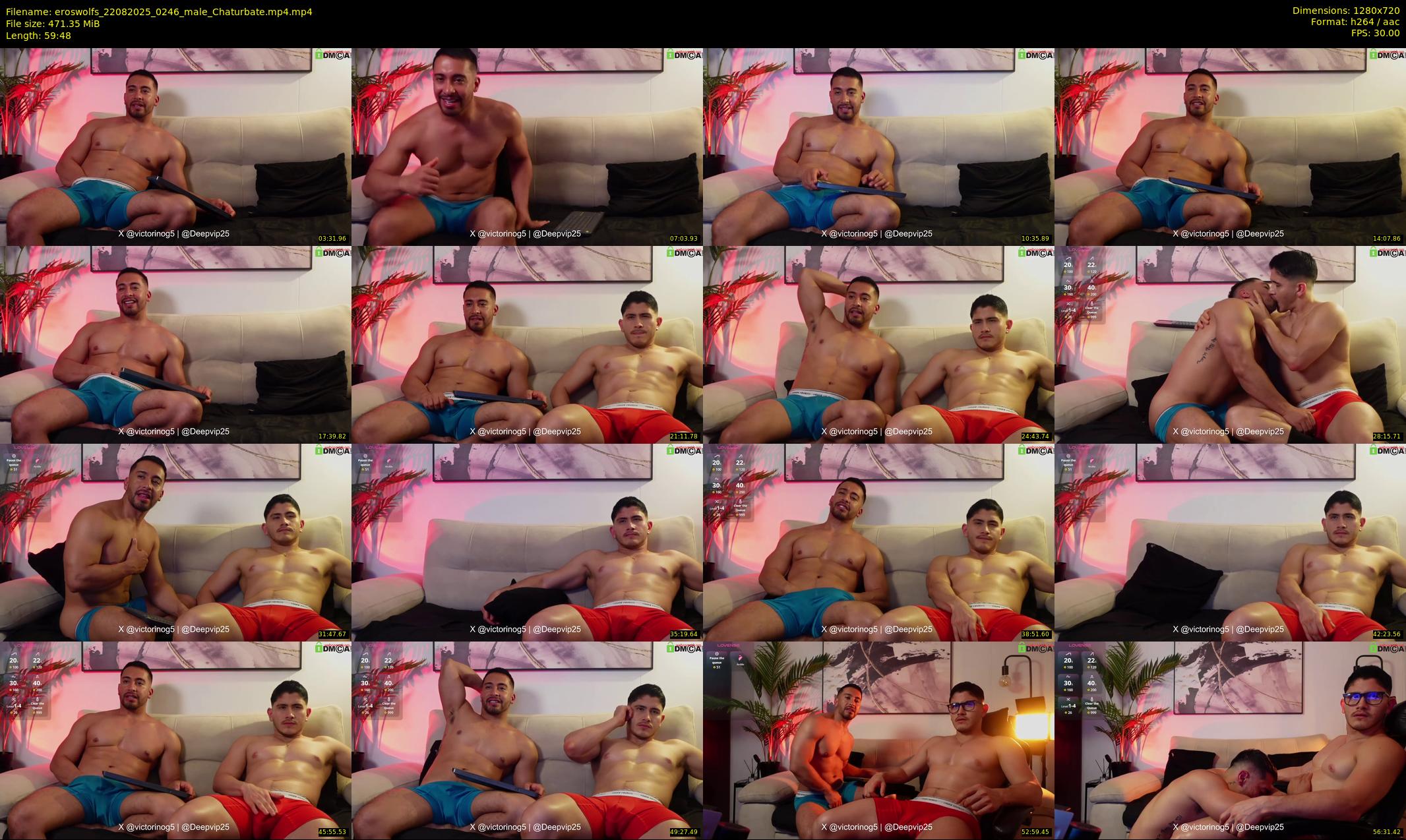 eroswolfs — 60 minute Chaturbate male cam show recording, 720p, Aug 22, 2025
