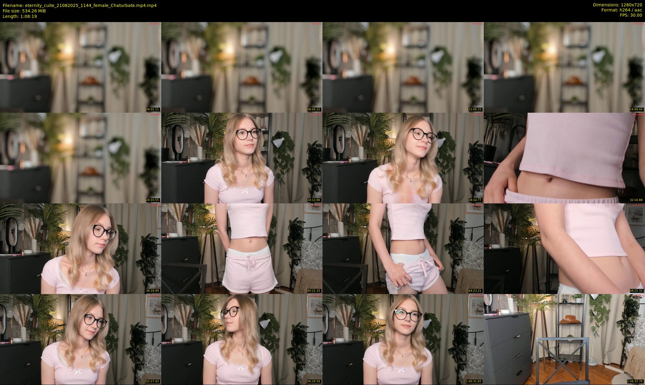 eternity_cuite — 69 minute Chaturbate female cam show recording, 720p, Aug 21, 2025