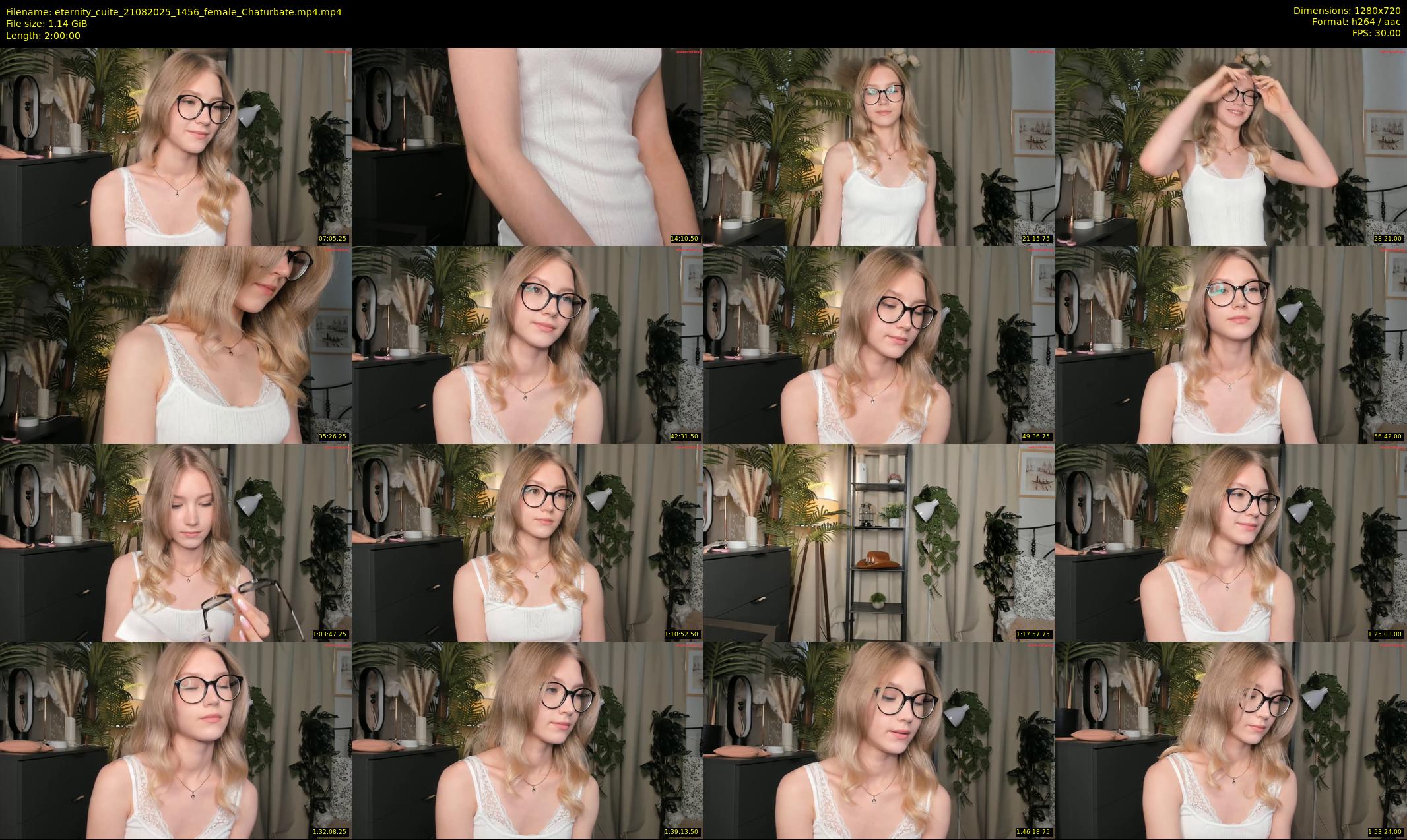 eternity_cuite — 120 minute Chaturbate female cam show recording, 720p, Aug 21, 2025