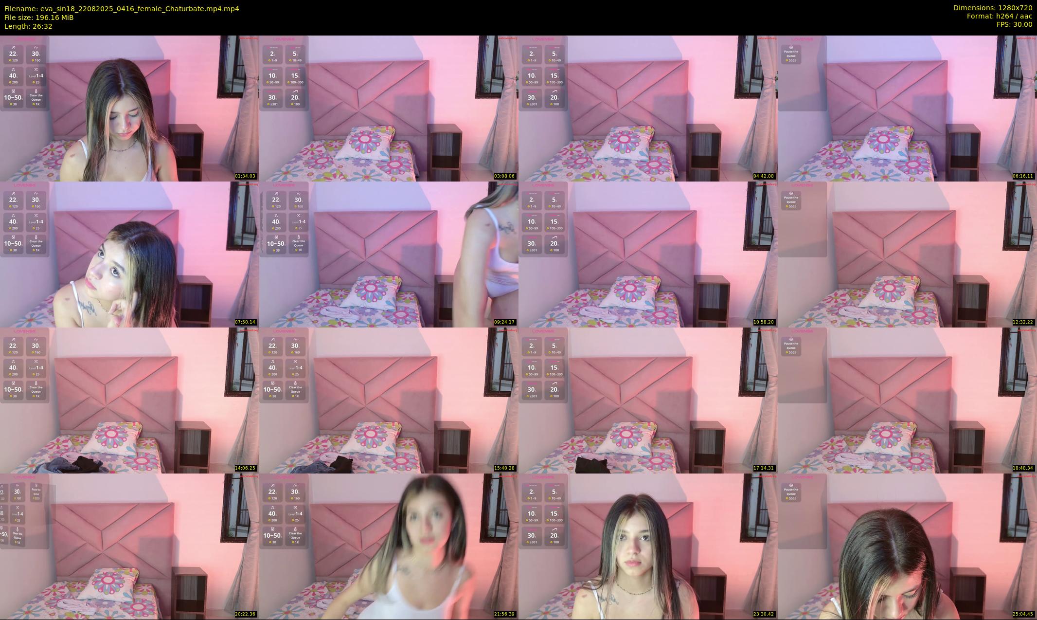 eva_sin18 — 27 minute Chaturbate female cam show recording, 720p, Aug 22, 2025