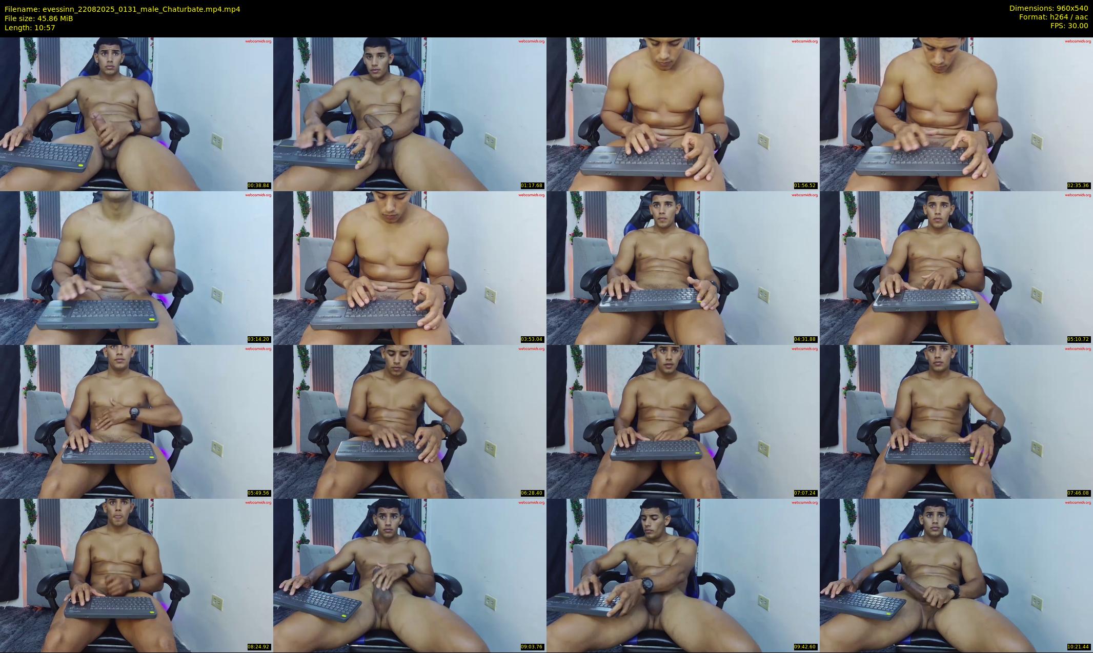 evessinn — 11 minute Chaturbate male cam show recording, 480p, Aug 22, 2025